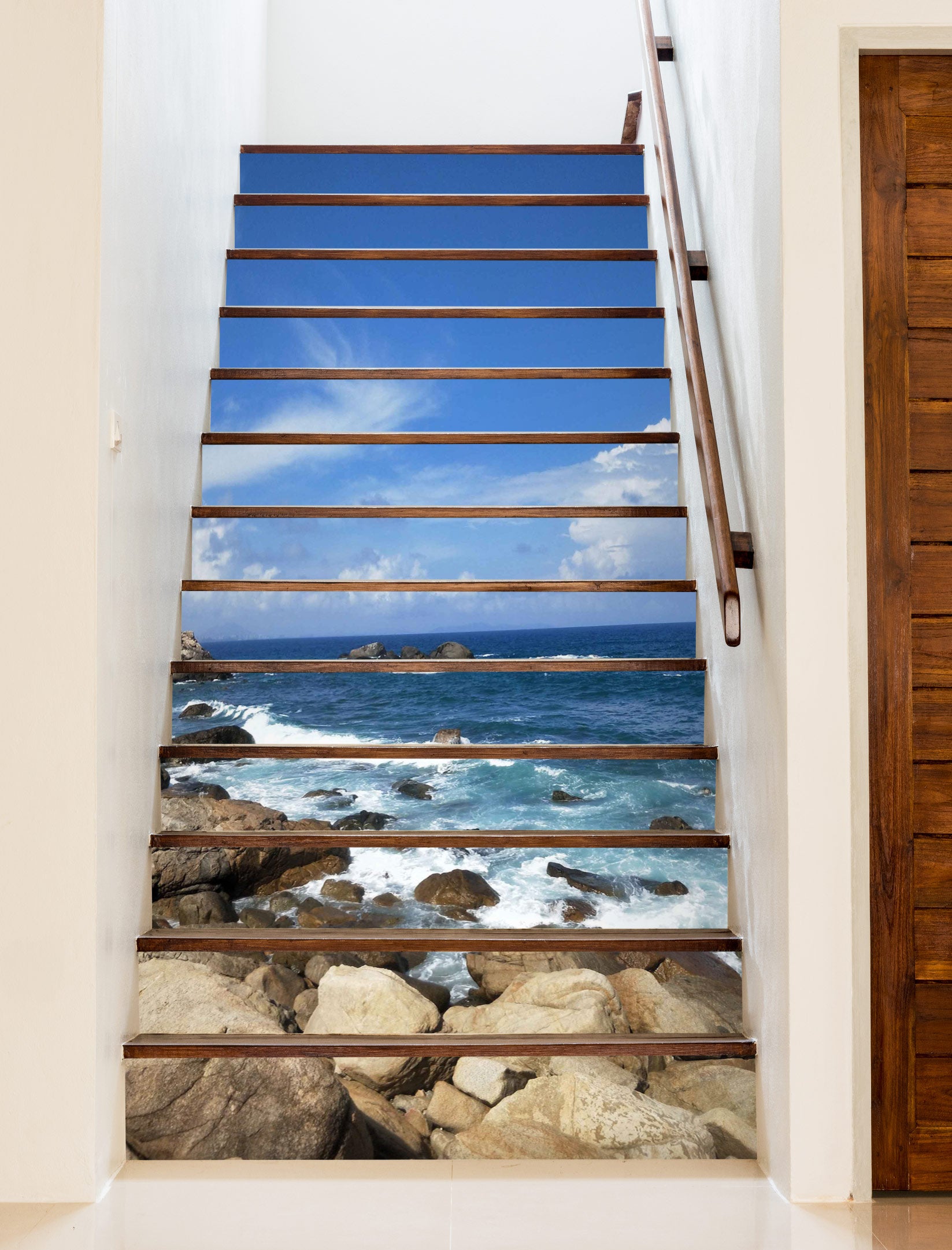 3D Open Coastline 263 Stair Risers