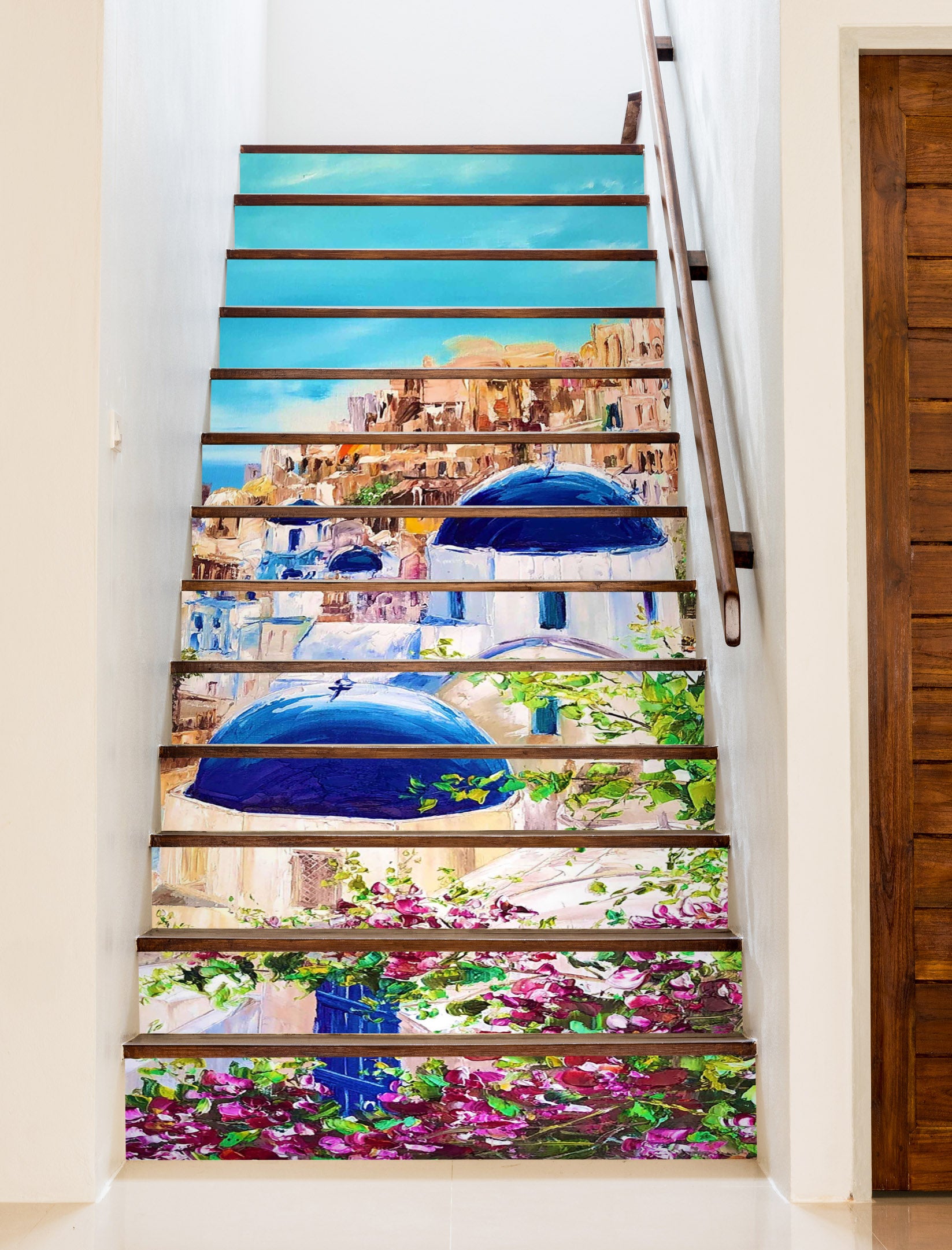 3D Blue House 2032 Skromova Marina Stair Risers