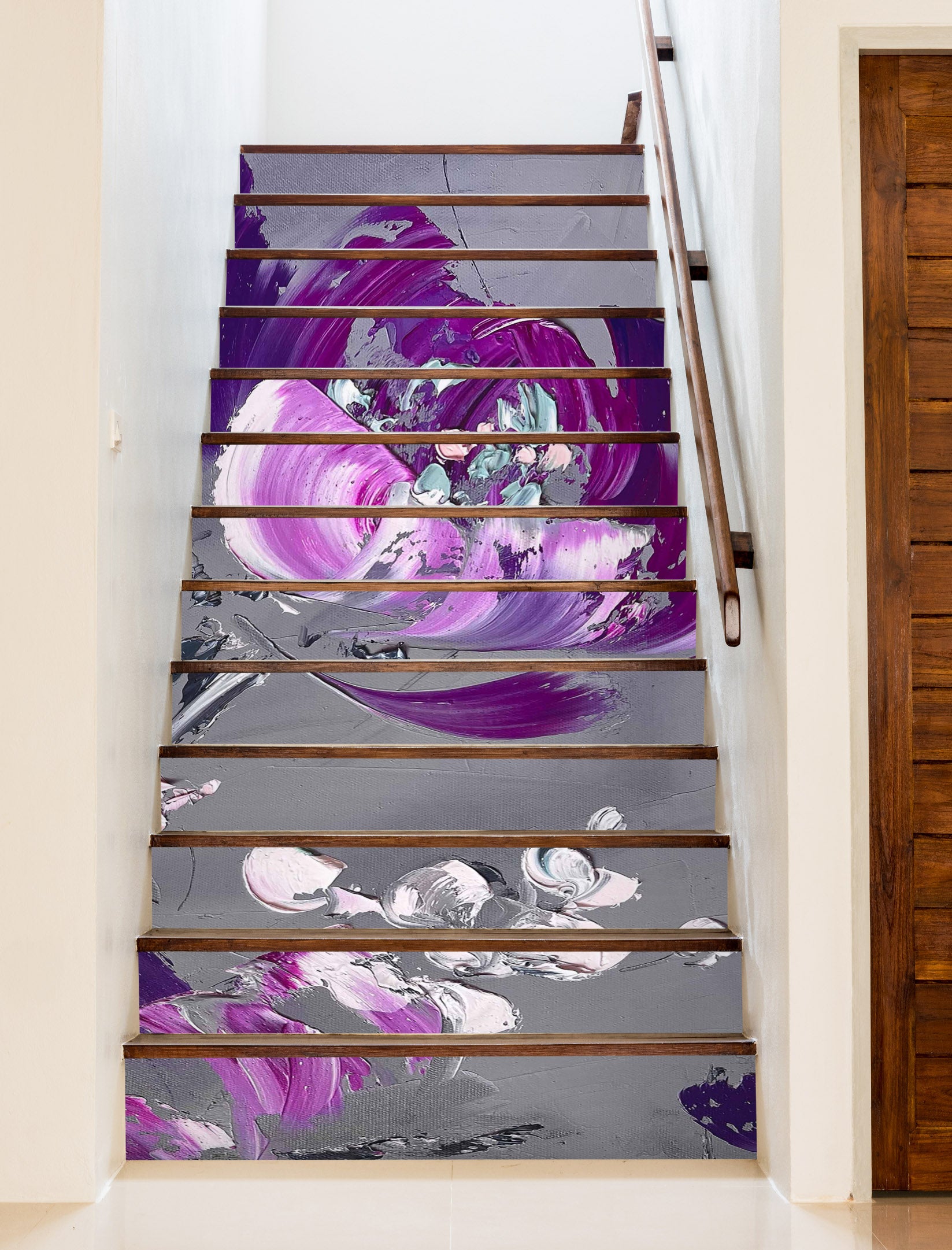 3D Elegant Flower 3923 Skromova Marina Stair Risers