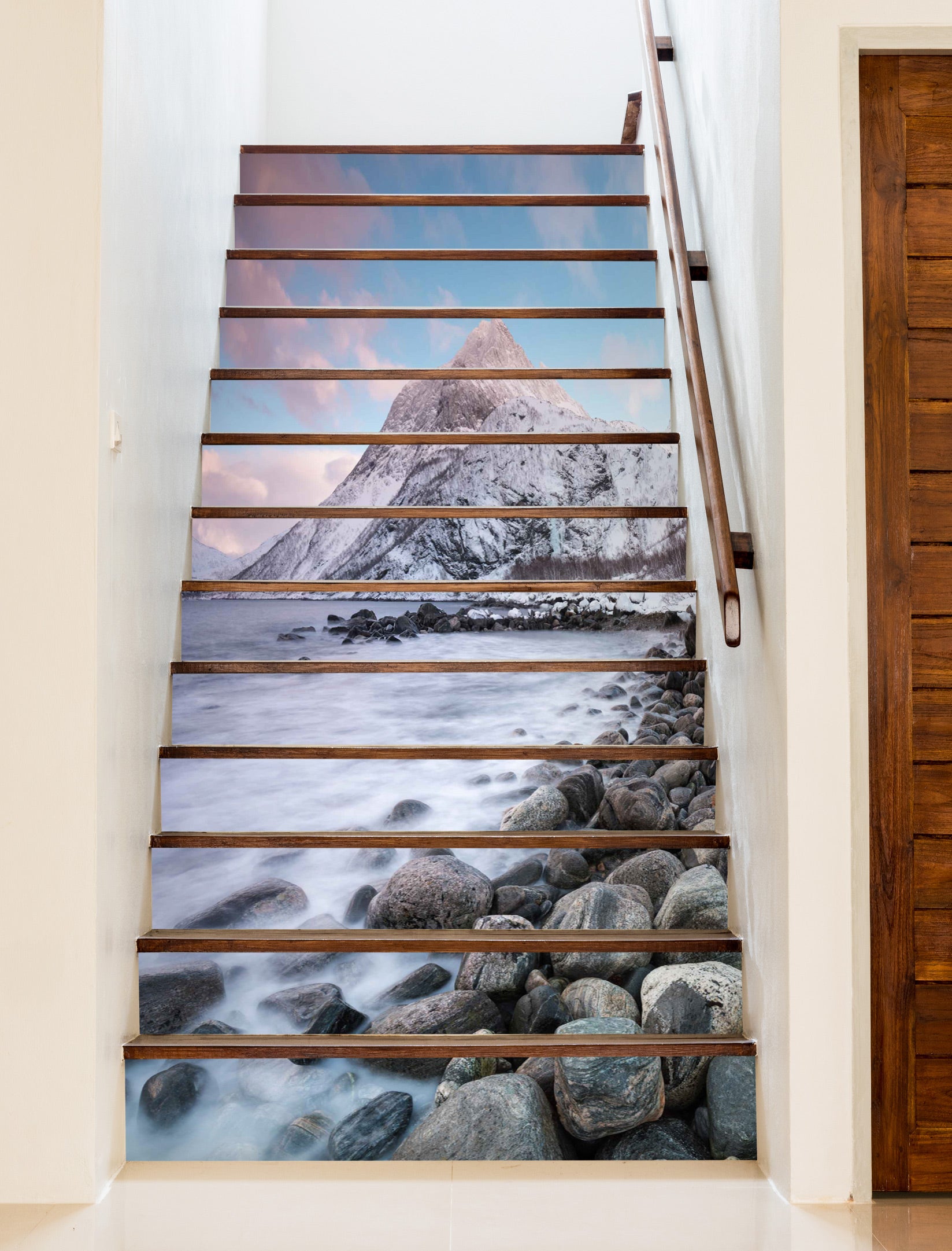 3D Pentium Washed Stone 382 Stair Risers