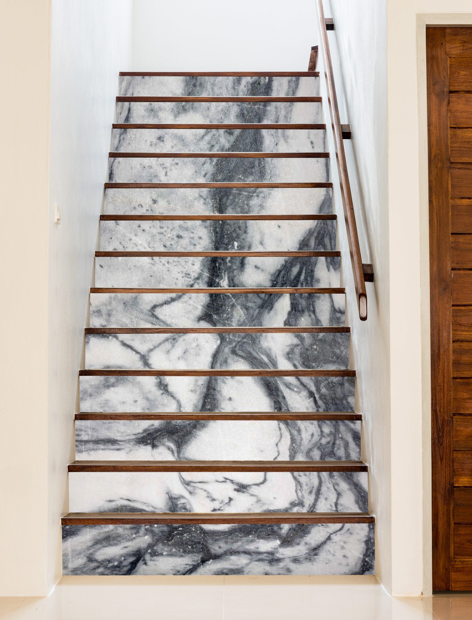 3D Black And White Art Spread 441 Stair Risers