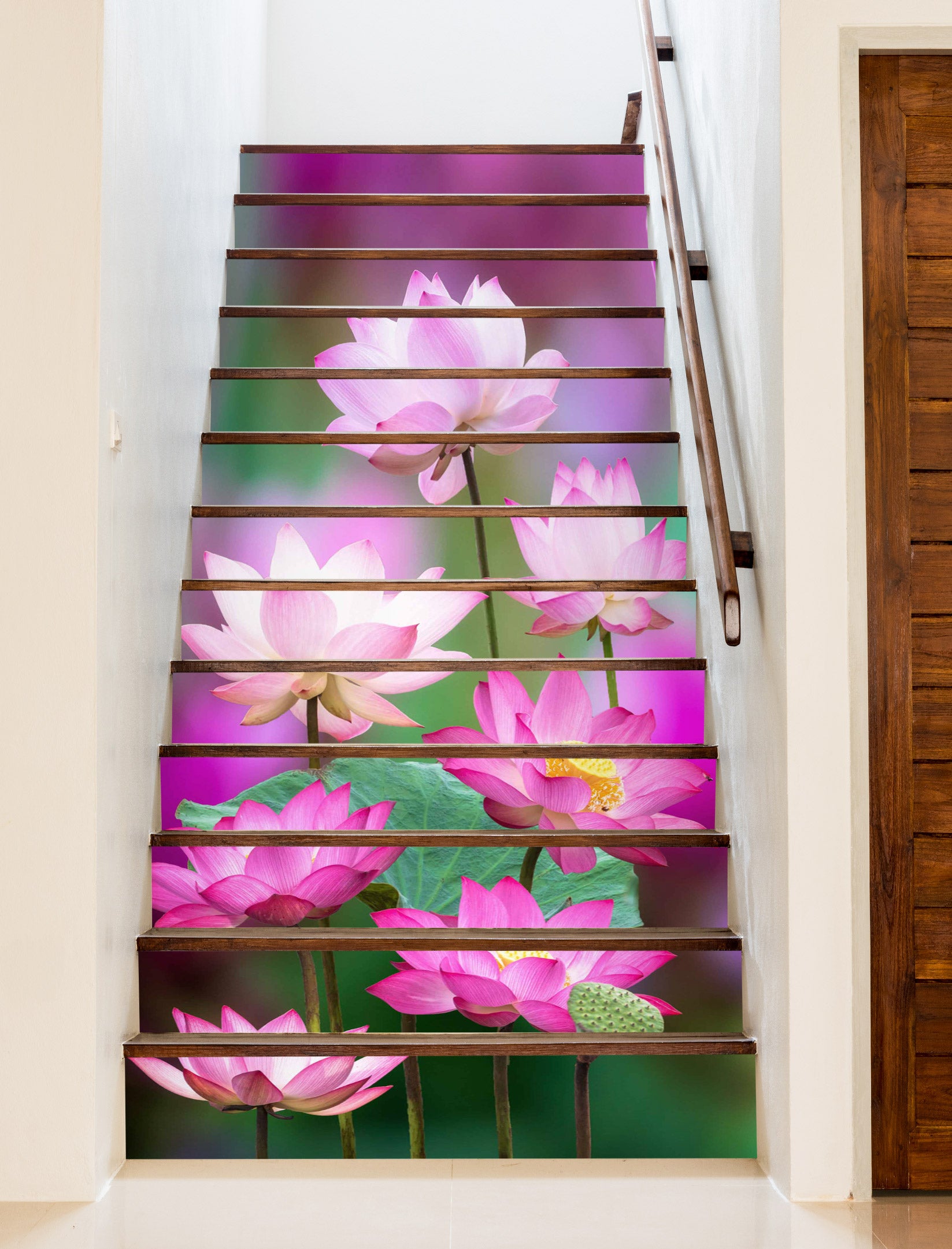 3D Soft Light Lotus 495 Stair Risers