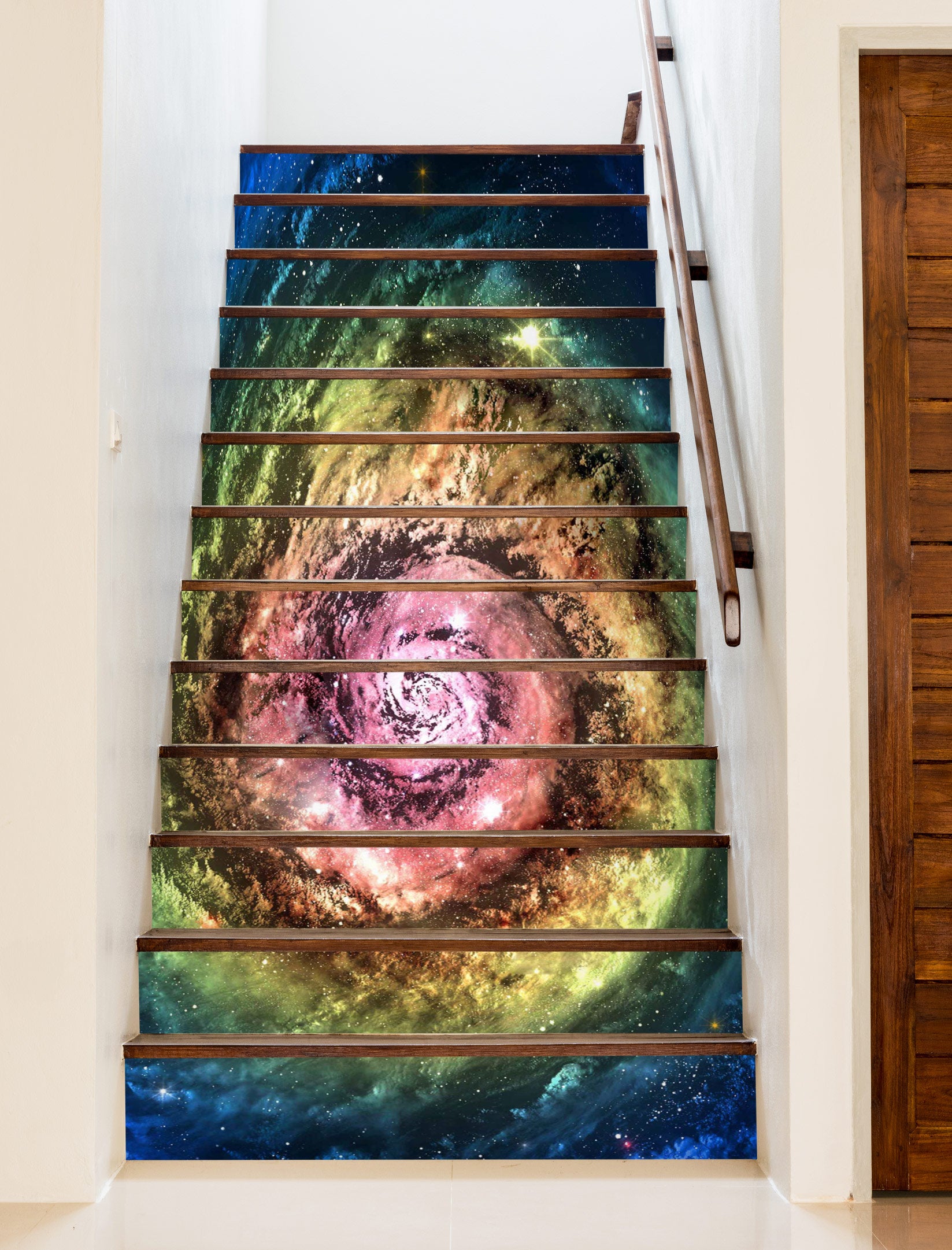 3D Galaxy Vortex 302 Stair Risers
