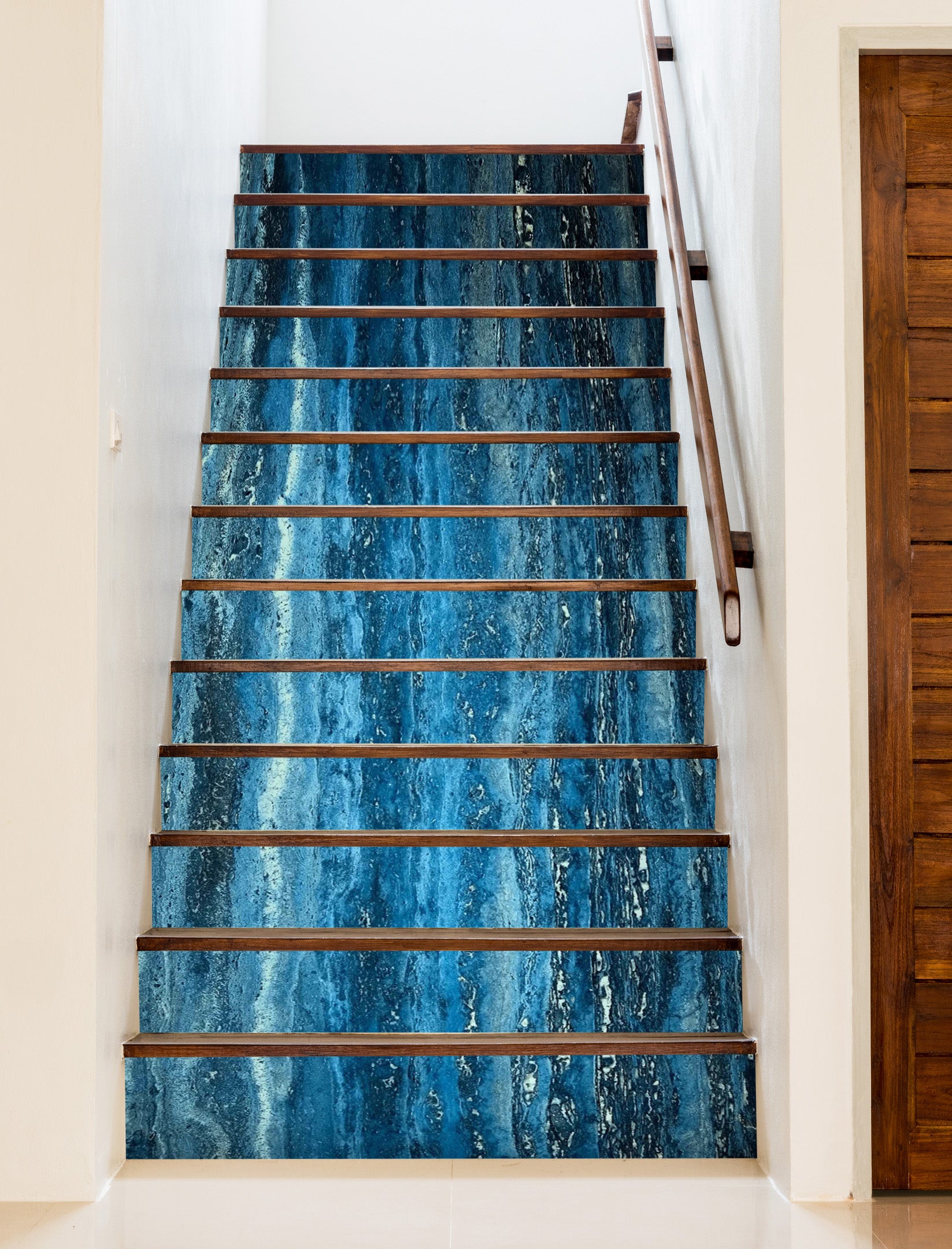3D Blue Tandem 617 Stair Risers