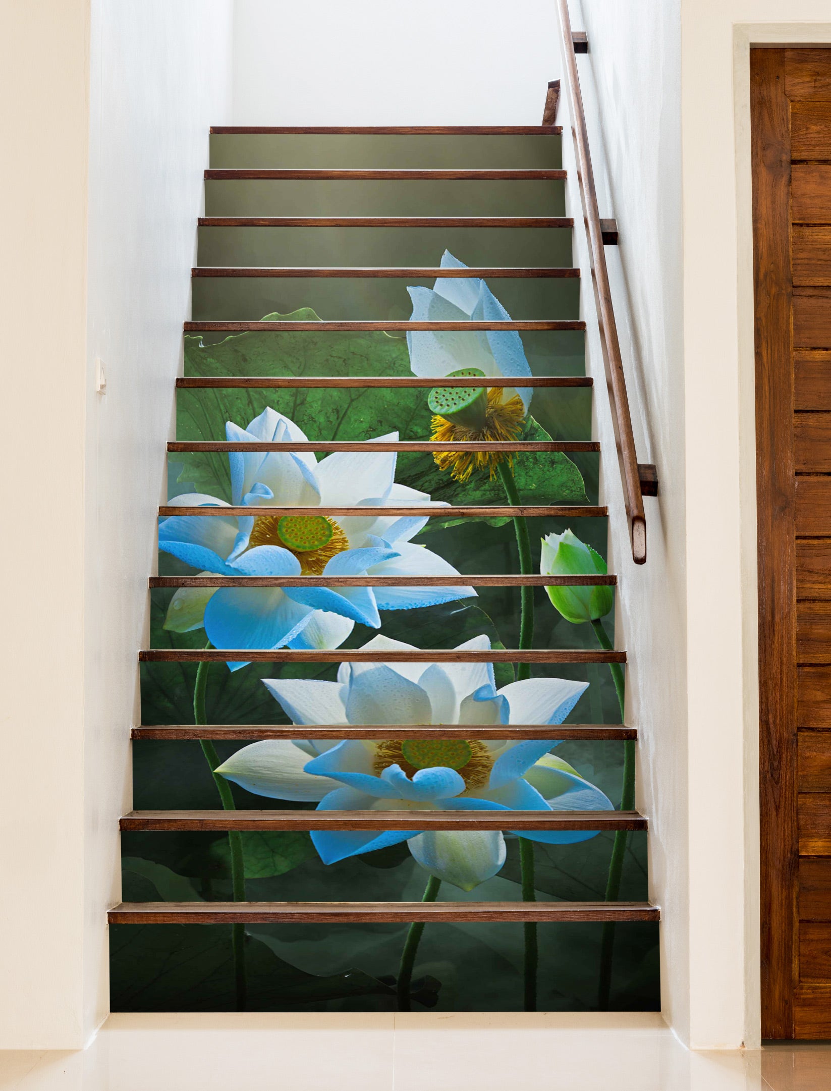 3D Moonlight Lotus 529 Stair Risers