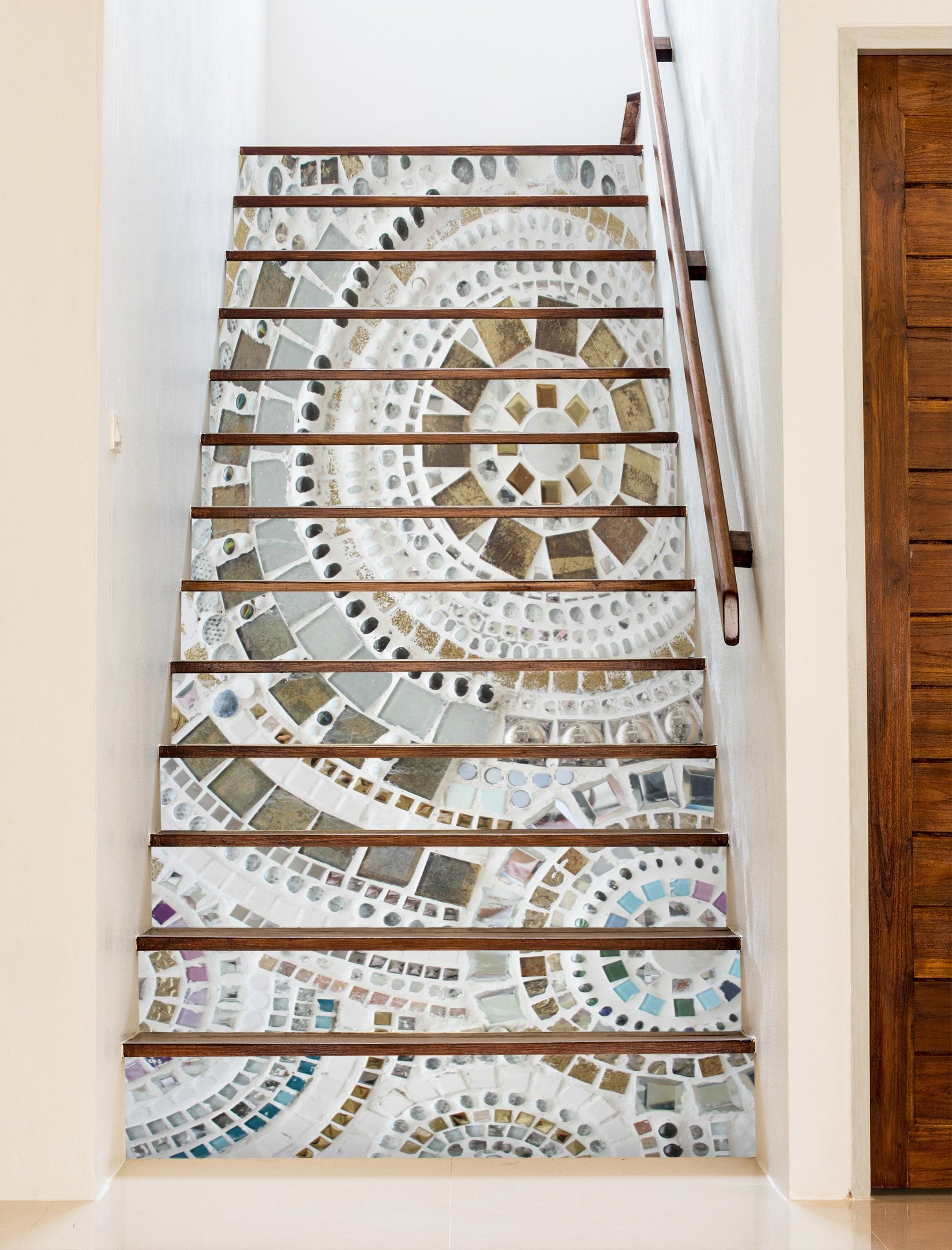 3D Gemstone 3240 Stair Risers Wallpaper AJ Wallpaper 