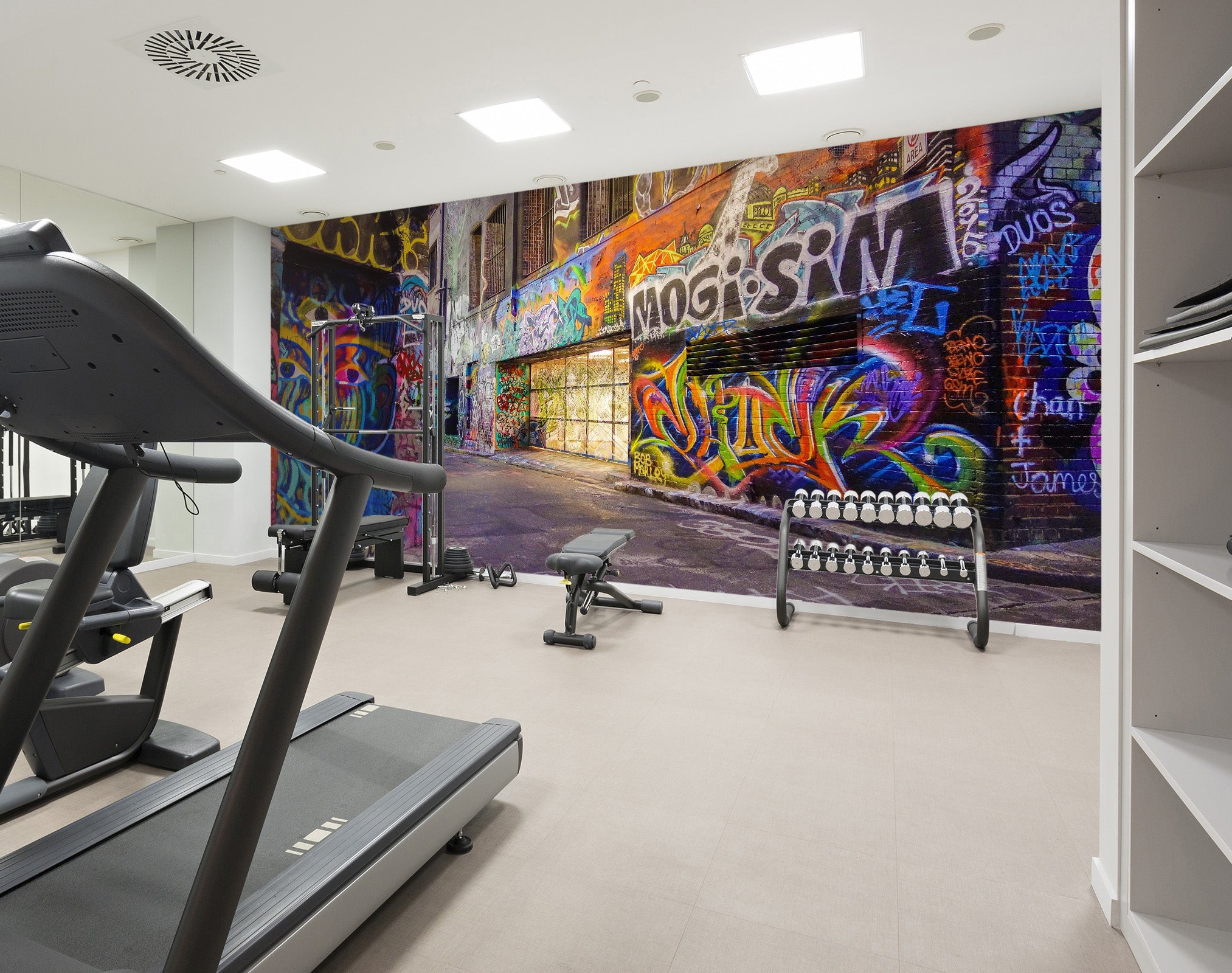 3D Music Doodle 210 Wall Murals