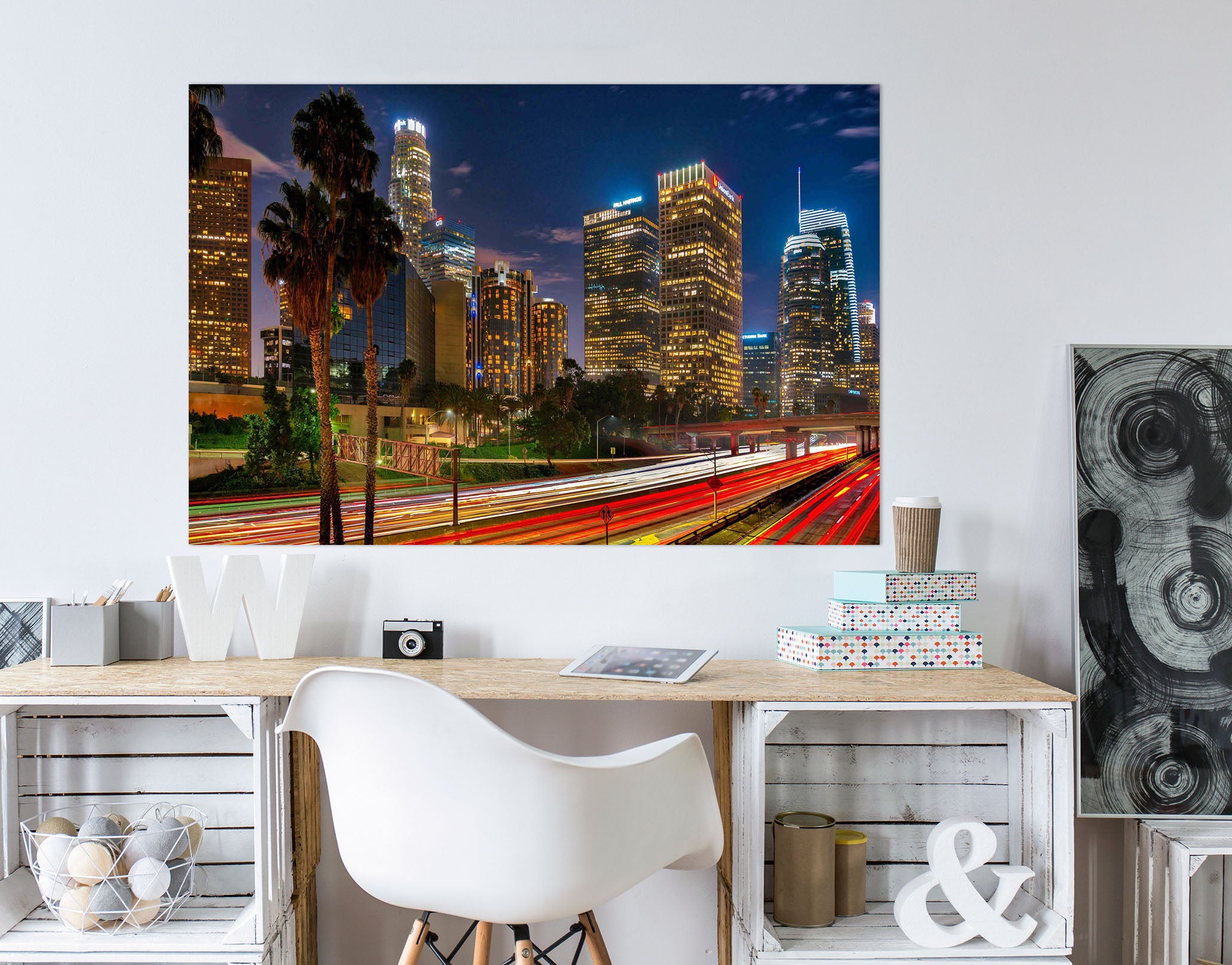 3D Night Street 144 Marco Carmassi Wall Sticker