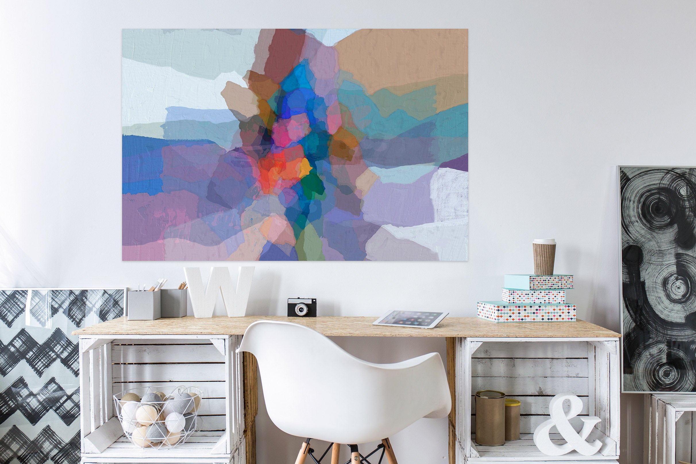 3D Color Figure 004 Michael Tienhaara Wall Sticker