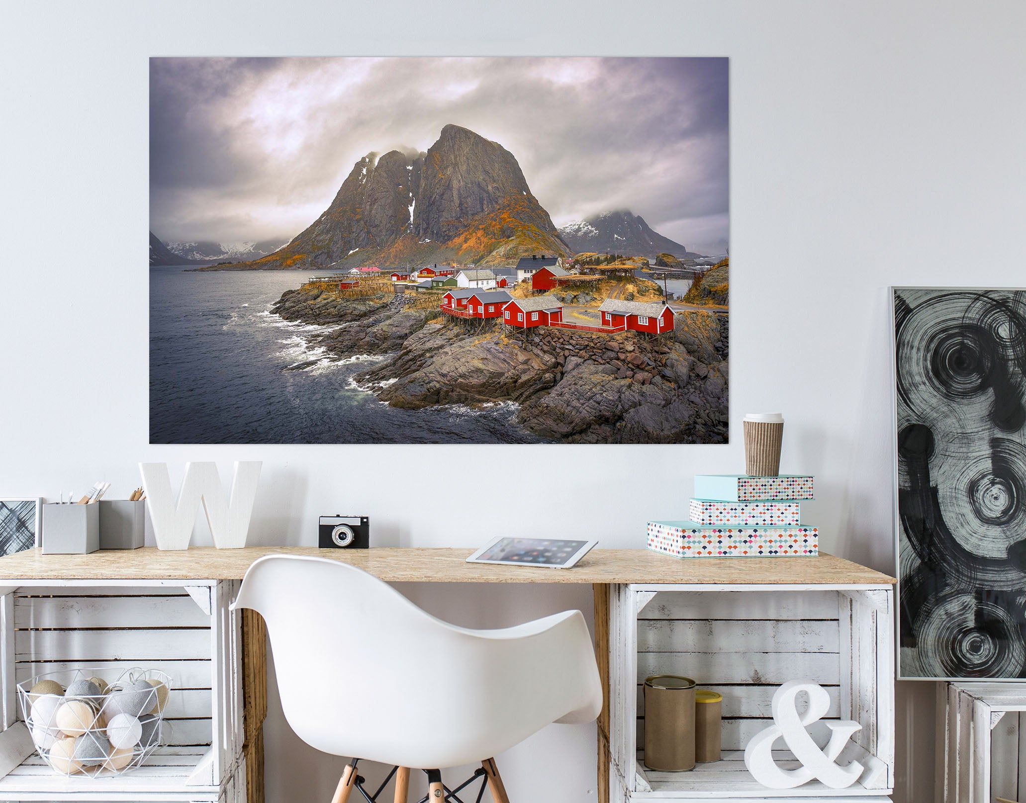 3D Valley House 103 Marco Carmassi Wall Sticker