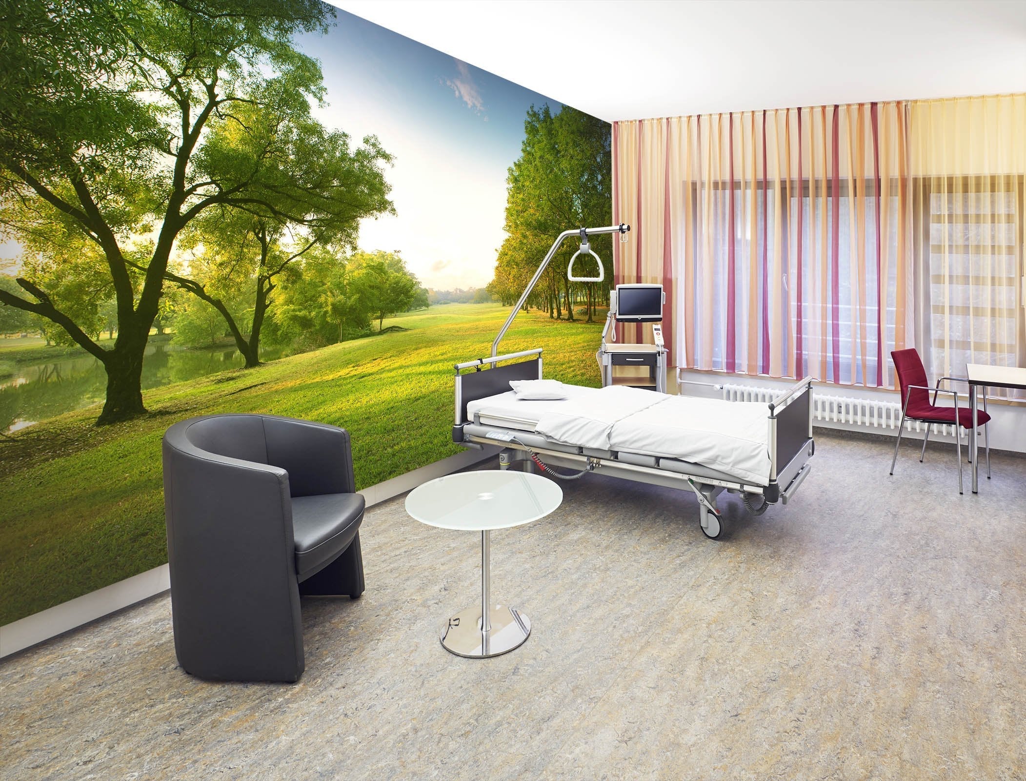 3D The grass and trees 08 Wall Murals Wallpaper AJ Wallpaper 