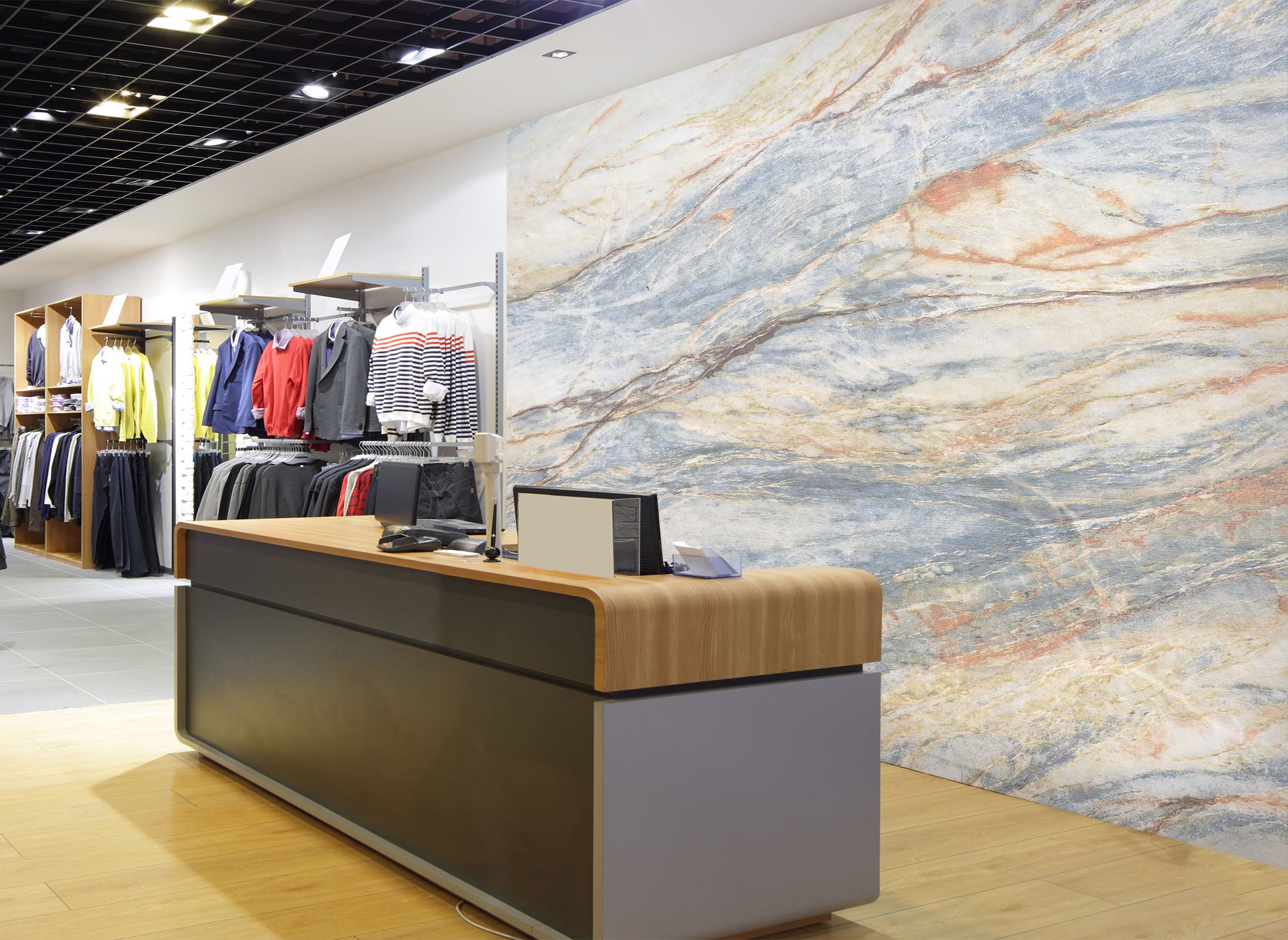 3D Line Pattern 115 Wall Murals