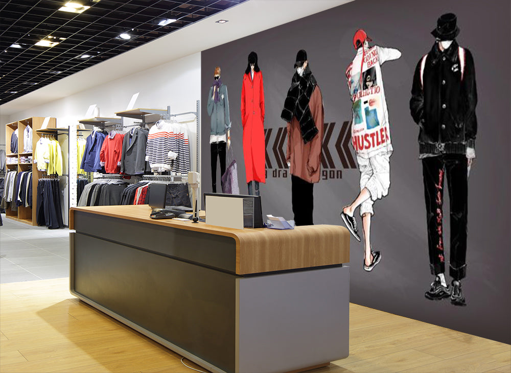 3D Beautiful Clothes 1597 Wall Murals