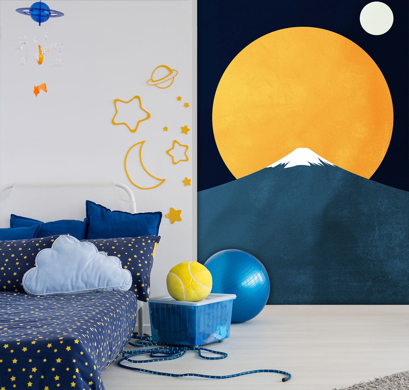 3D Valley Sun 1443 Boris Draschoff Wall Mural Wall Murals