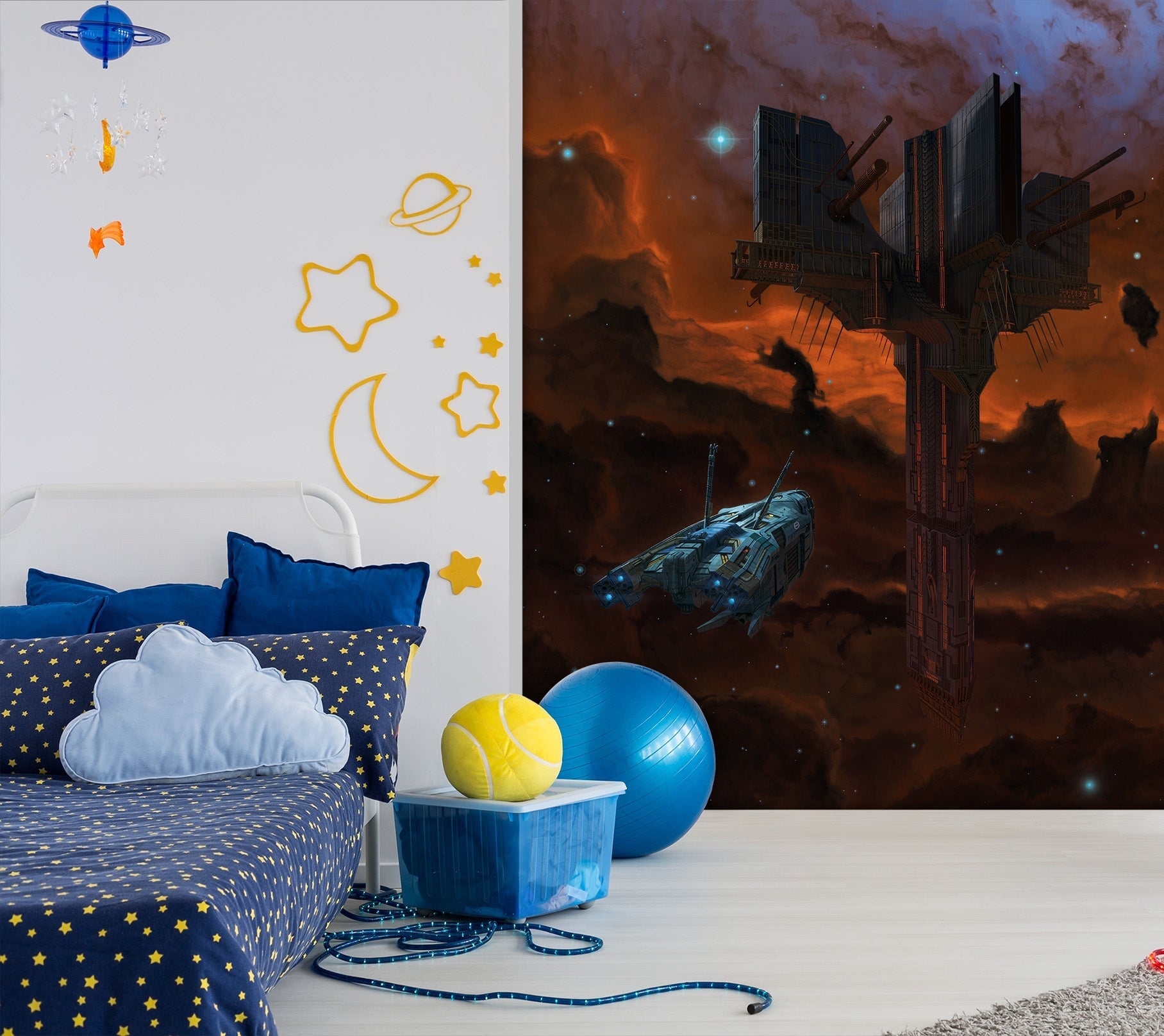 3D Red Sky 1407 Wall Murals Exclusive Designer Vincent Wallpaper AJ Wallpaper 