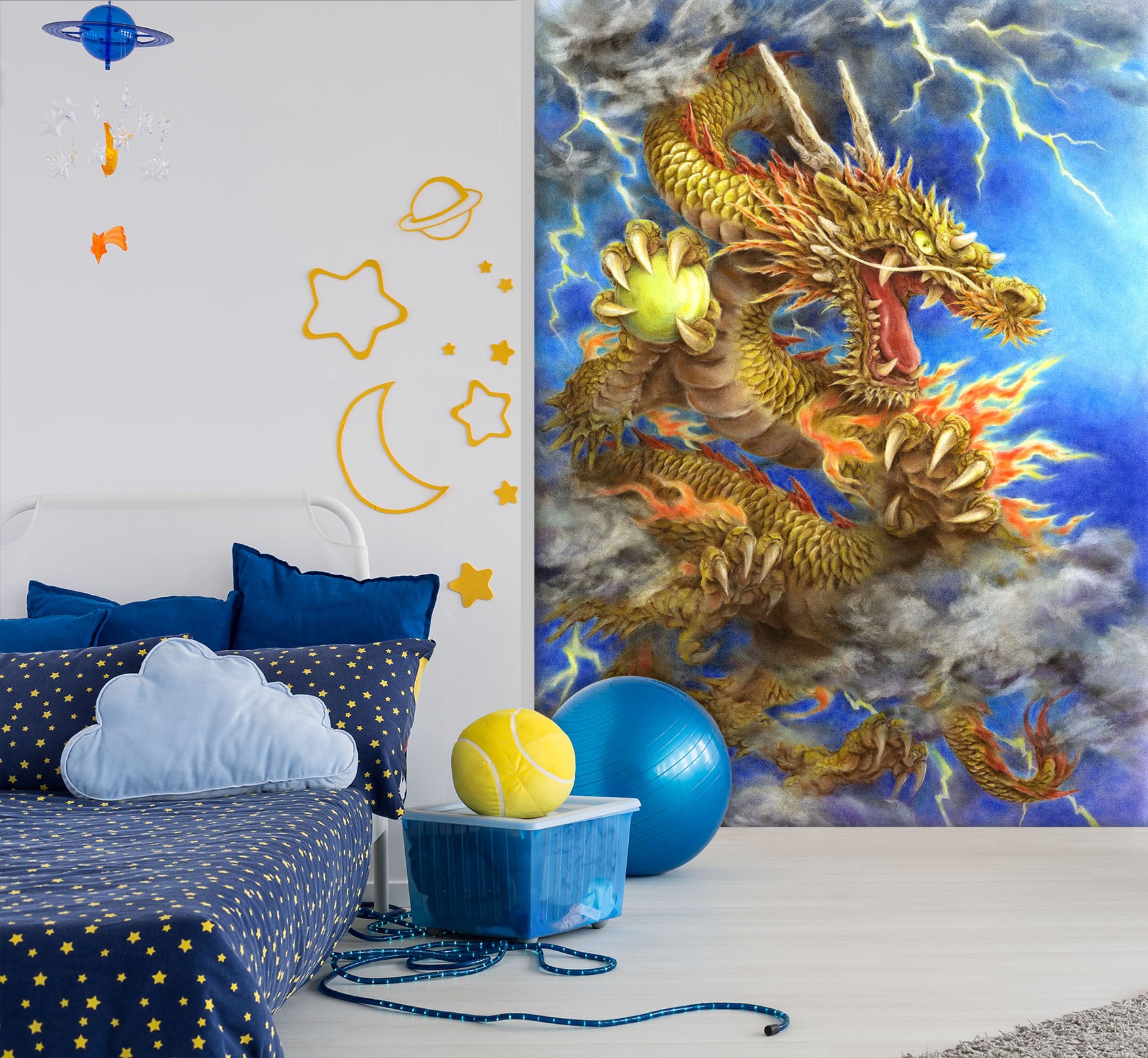 3D Dragon Cloud 5483 Kayomi Harai Wall Mural Wall Murals