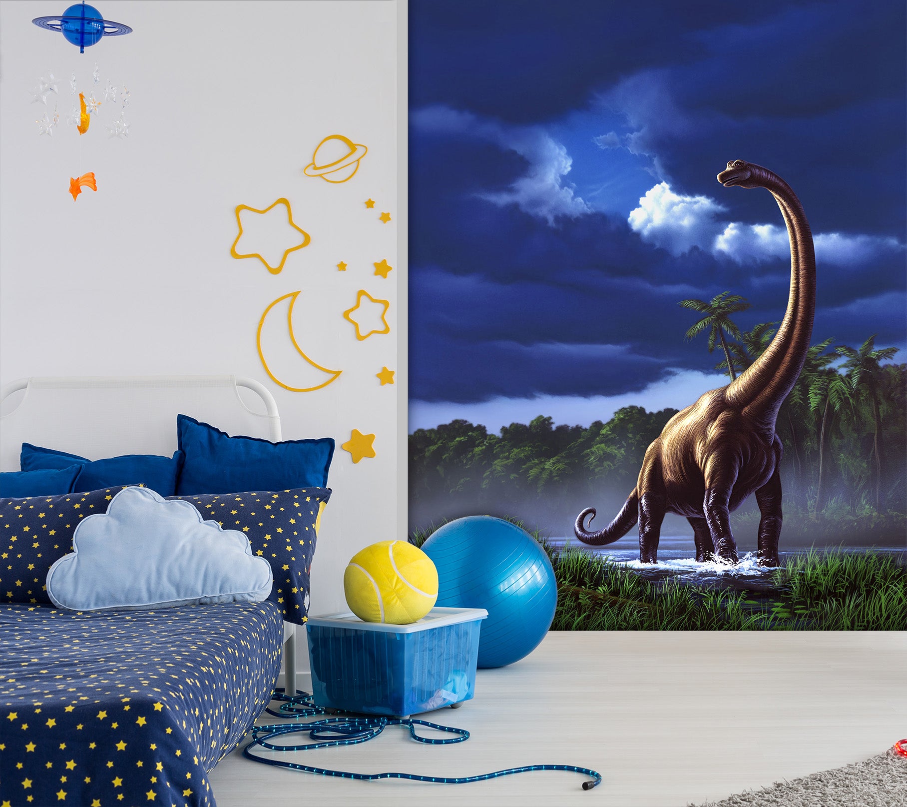 3D Brachiosaur 1403 Jerry LoFaro Wall Mural Wall Murals