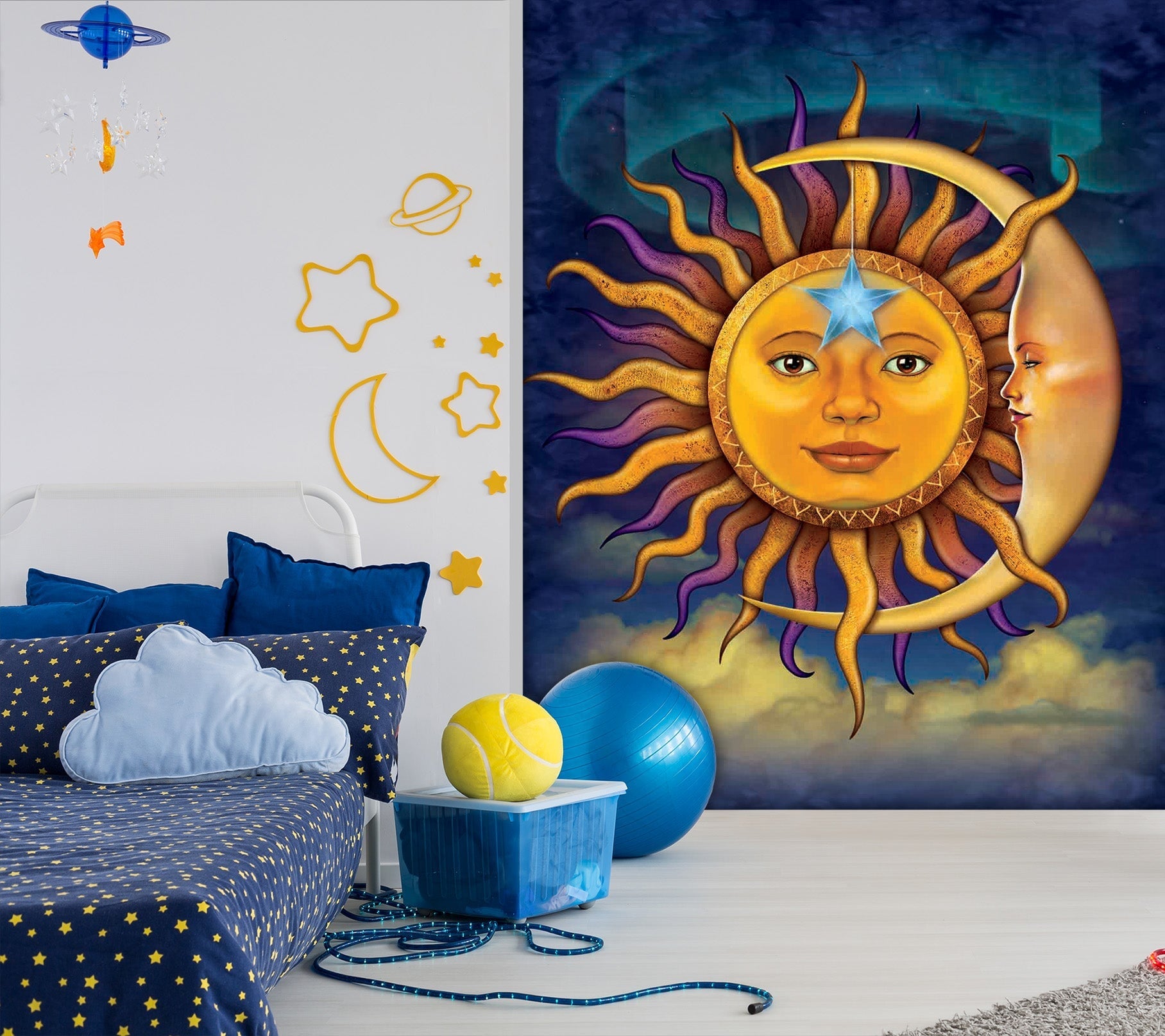 3D Sun God 1399 Wall Murals Exclusive Designer Vincent Wallpaper AJ Wallpaper 