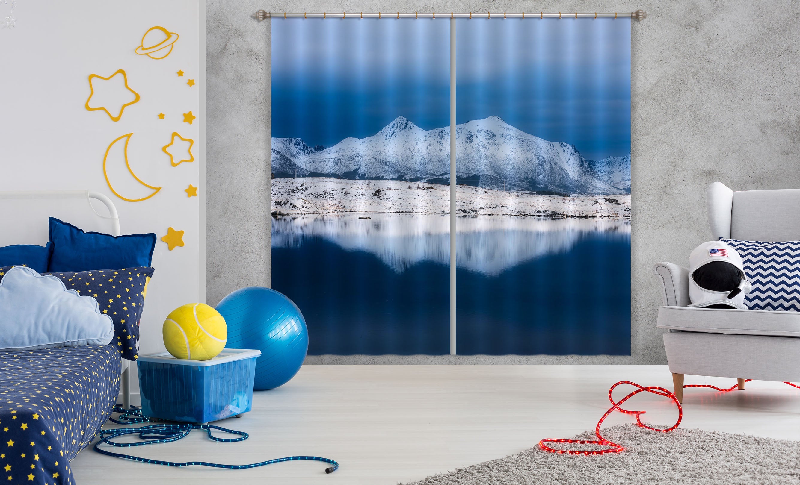 3D Iceberg 131 Marco Carmassi Curtain Curtains Drapes