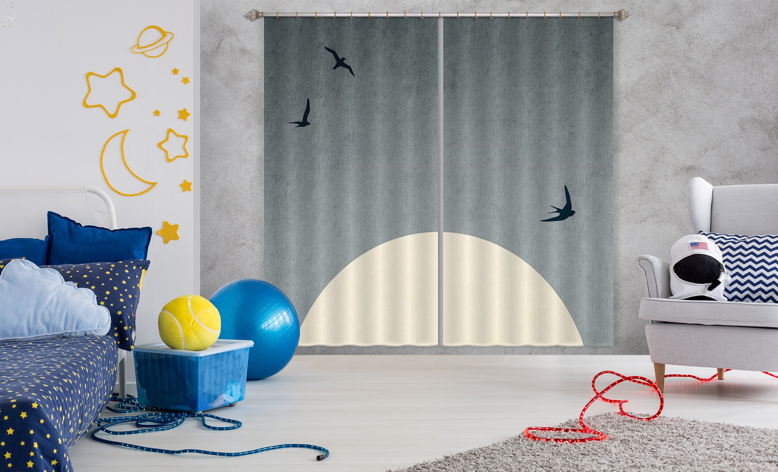 3D Sundancers 053 Boris Draschoff Curtain Curtains Drapes