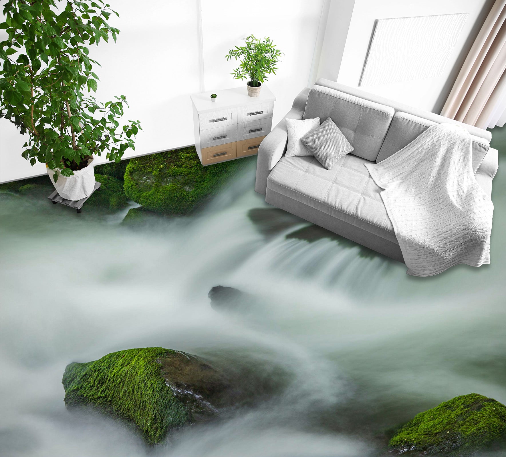 3D Dreamy Intense Water 1048 Floor Mural  Wallpaper Murals Self-Adhesive Removable Print Epoxy
