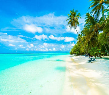 3D Blue Sky And Beach Scenery 99 Wallpaper AJ Wallpaper 