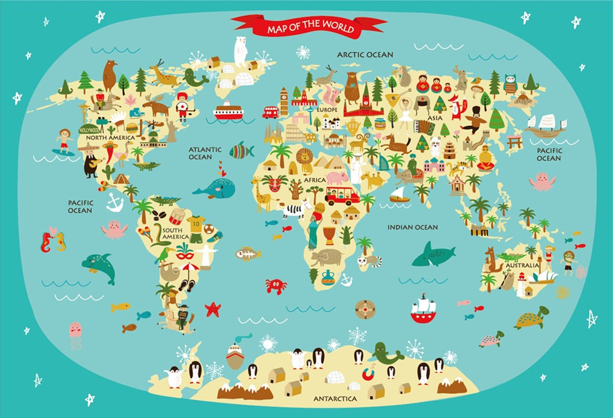 Pretty Lovely World Map Wallpaper AJ Wallpaper 