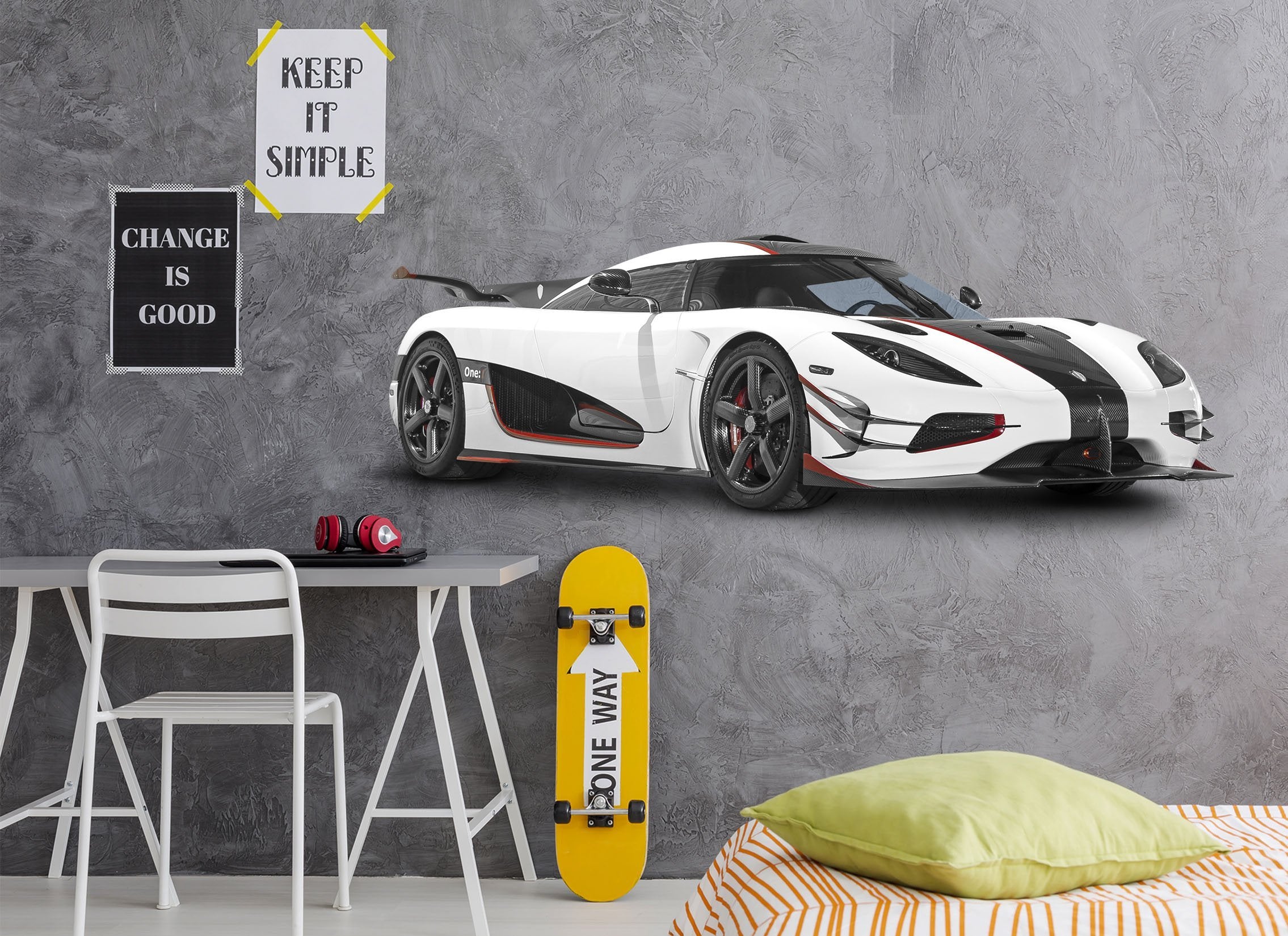 3D Königseg One Sports Car 0292 Vehicles Wallpaper AJ Wallpaper 