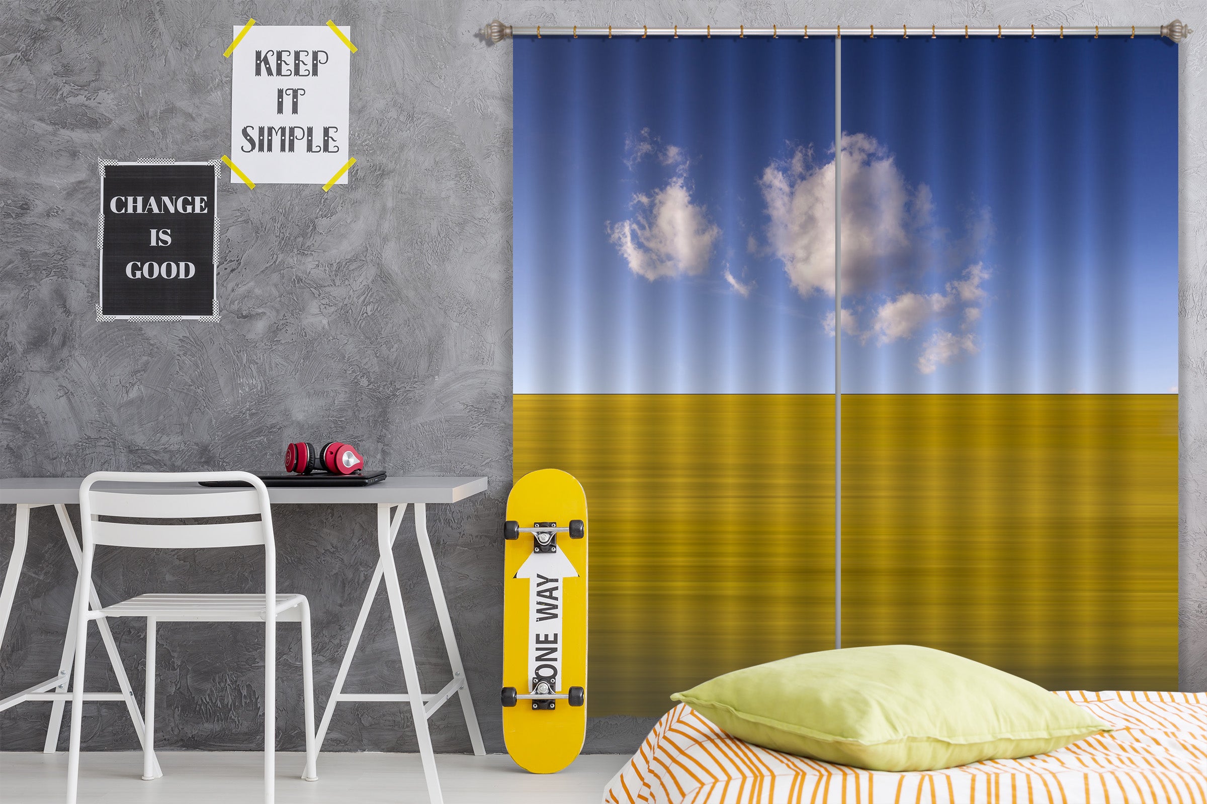 3D Green Grassland 154 Marco Carmassi Curtain Curtains Drapes