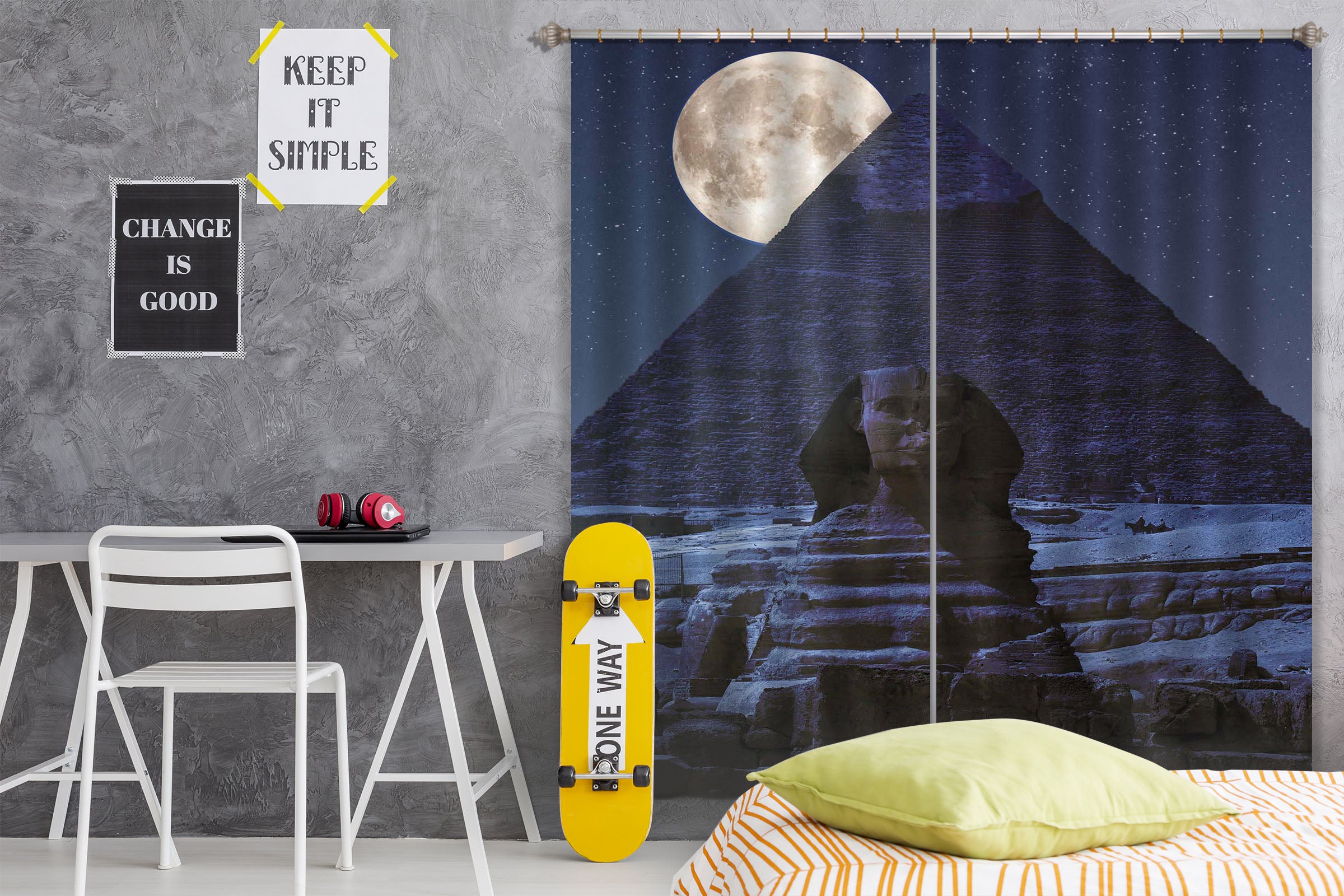 3D Triangle Valley 172 Marco Carmassi Curtain Curtains Drapes