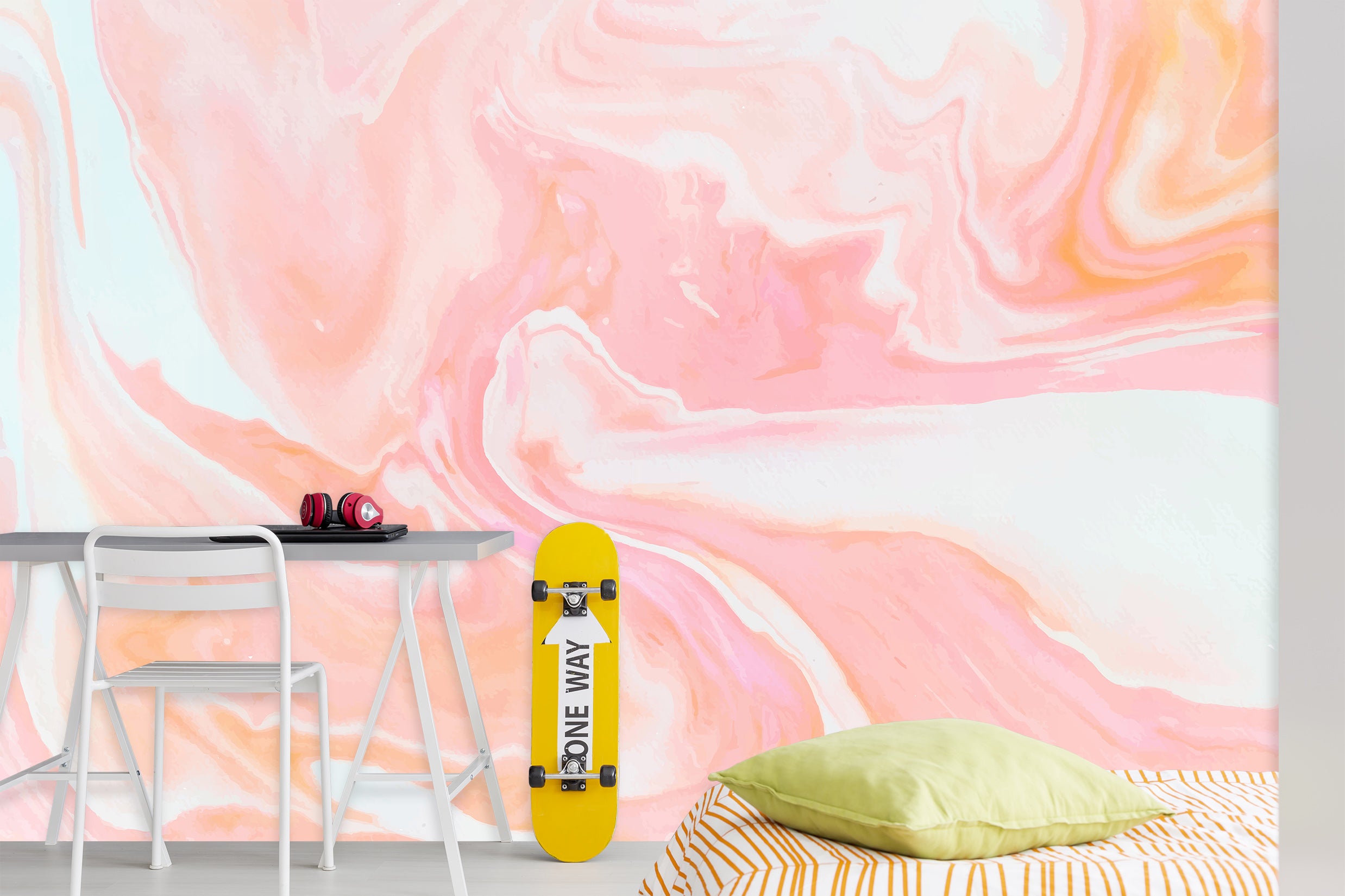 3D Pink Abstract 81 Wall Murals