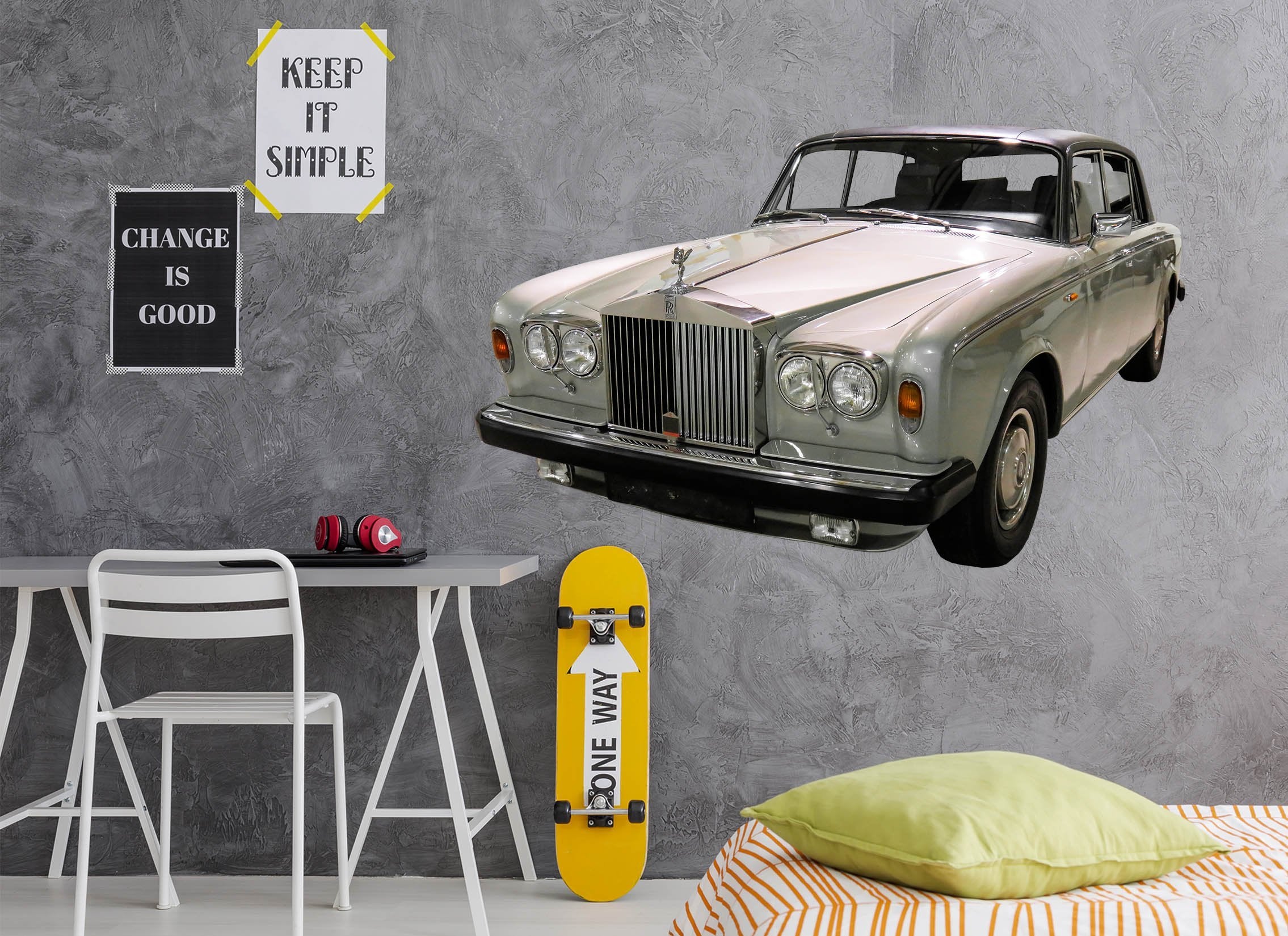 3D Rolls Royce White 0305 Vehicles Wallpaper AJ Wallpaper 