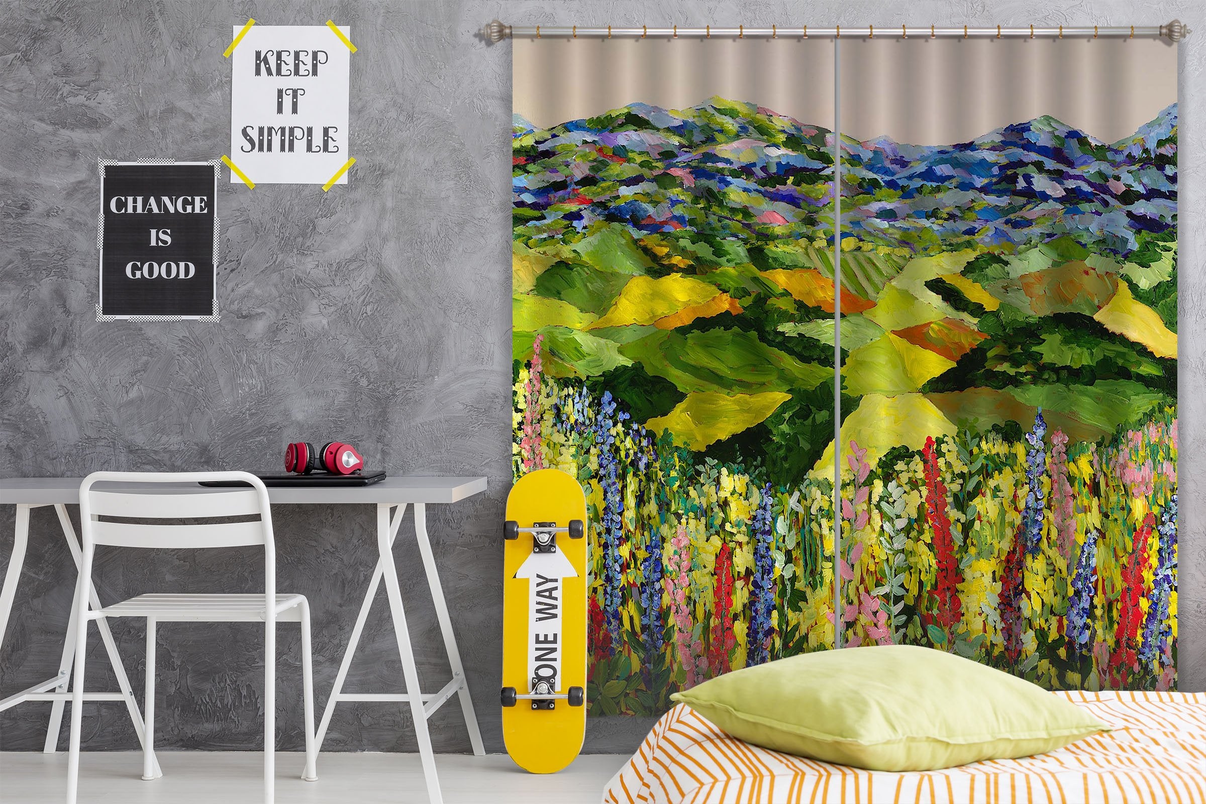 3D Beautiful Field 142 Allan P. Friedlander Curtain Curtains Drapes Wallpaper AJ Wallpaper 