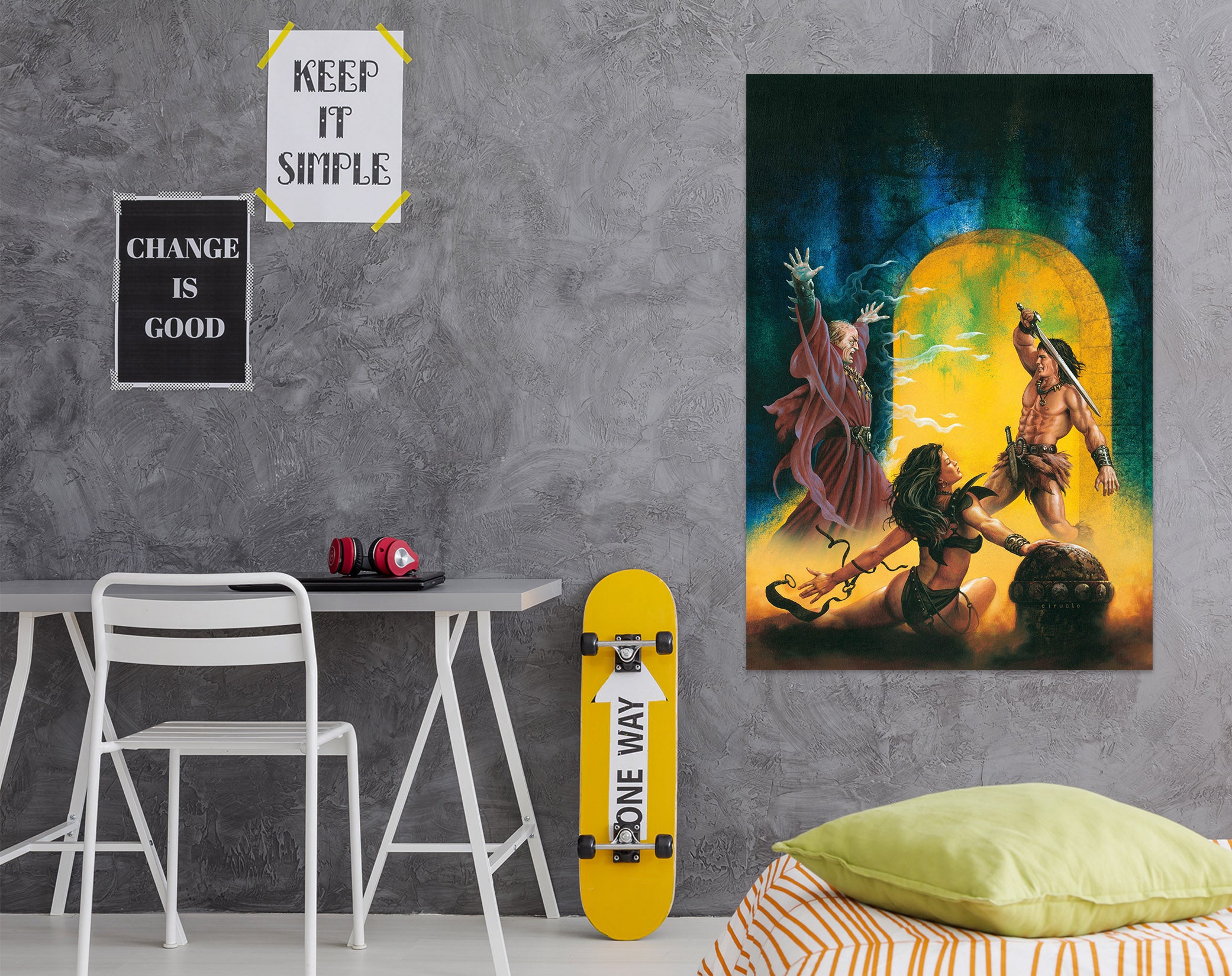 3D Arch Fighter 8095 Ciruelo Wall Sticker