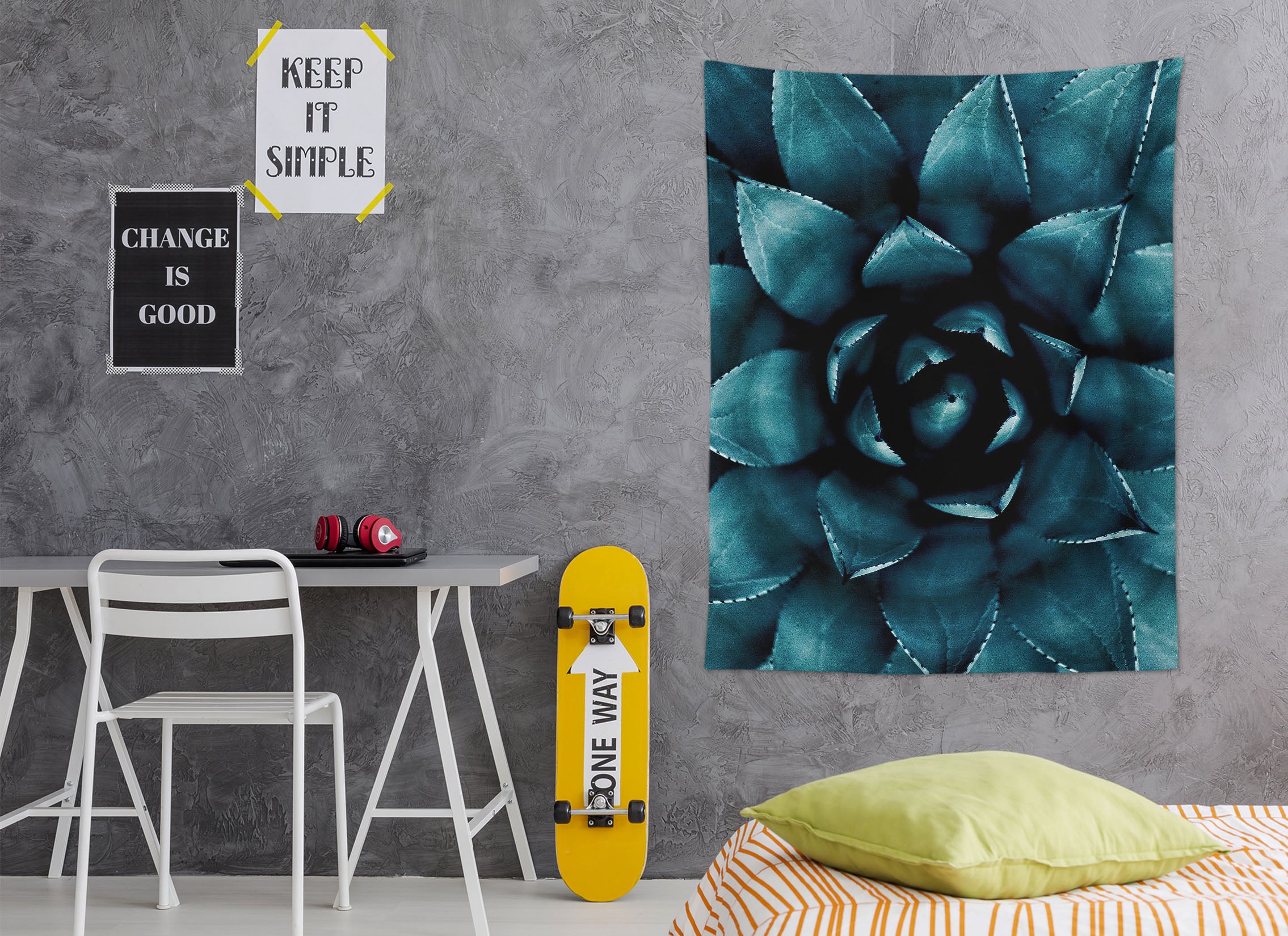 3D Blooming Aloe Vera 872 Boris Draschoff Tapestry Hanging Cloth Hang