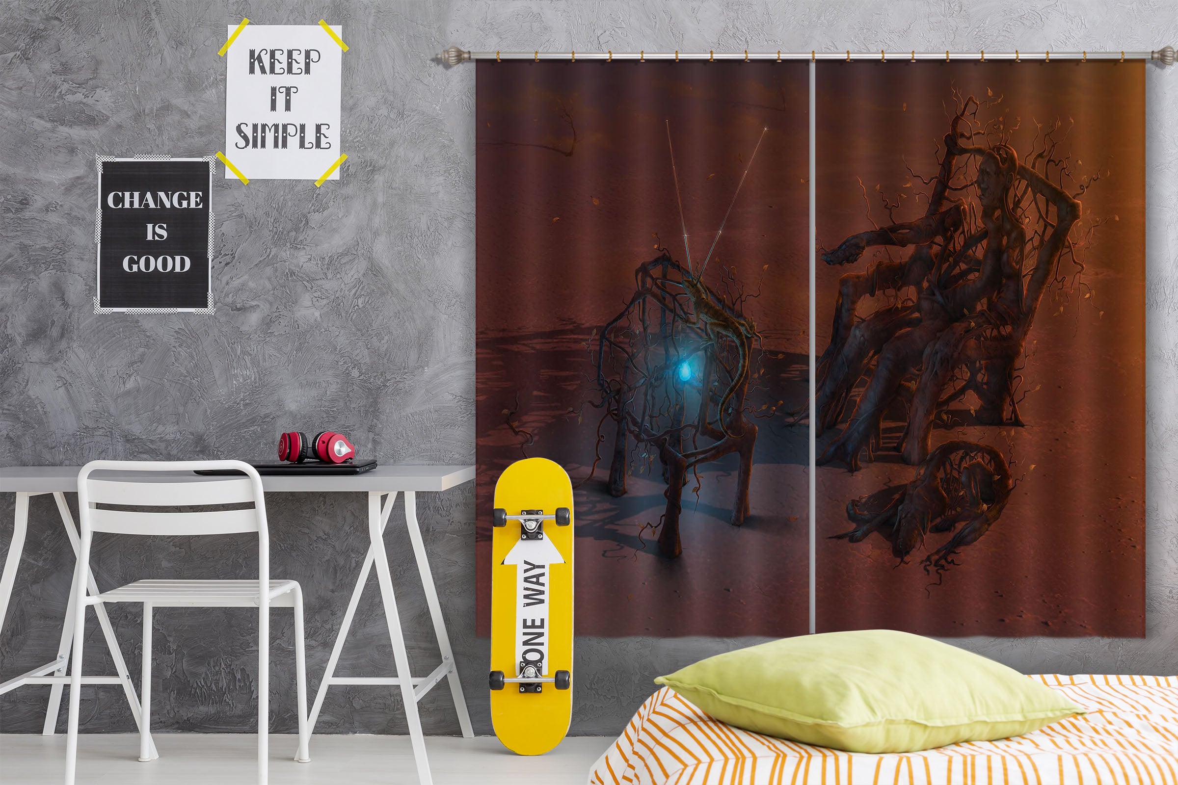 3D Remote 064 Vincent Hie Curtain Curtains Drapes