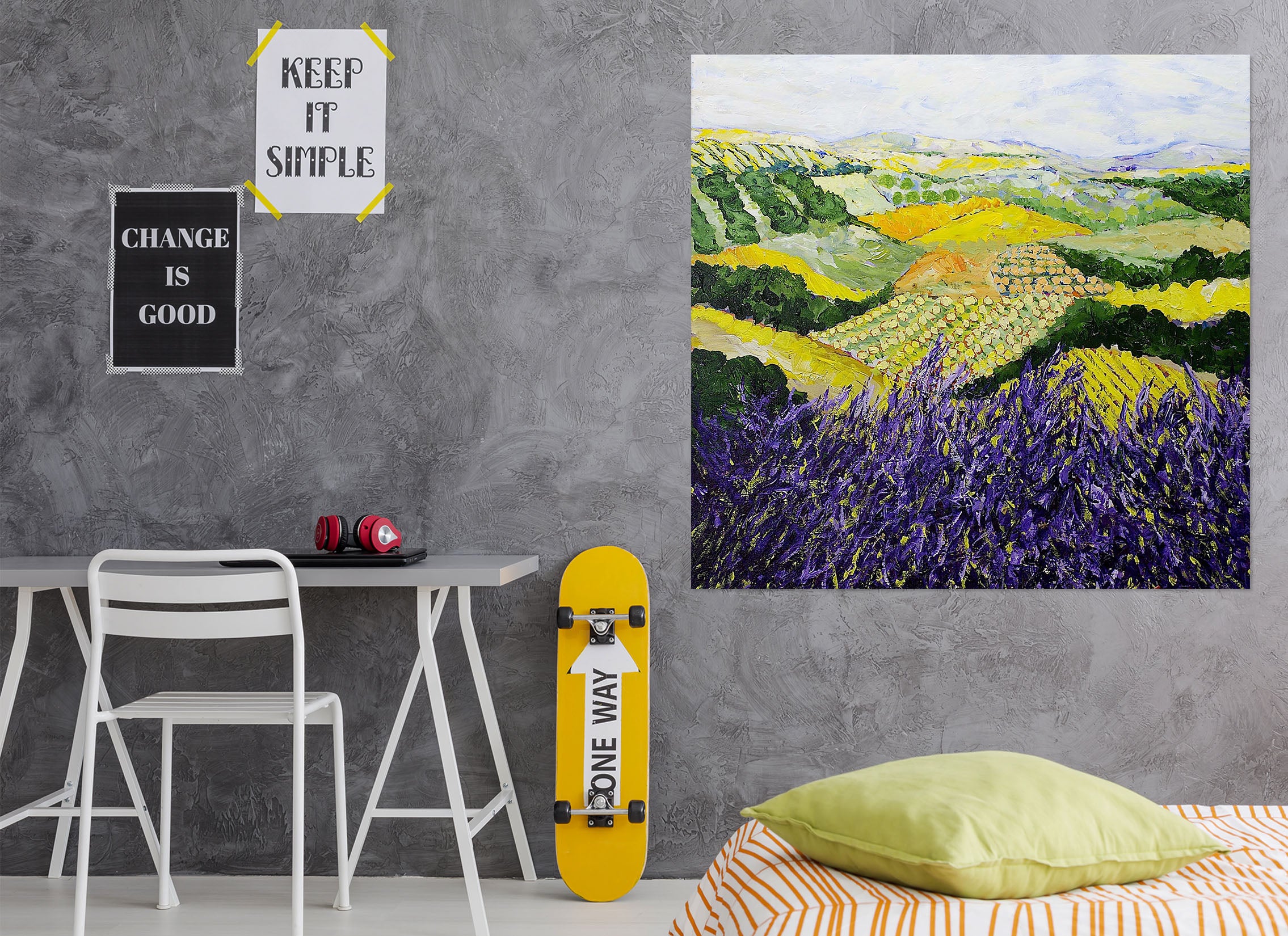 3D Garden Field 124 Allan P. Friedlander Wall Sticker