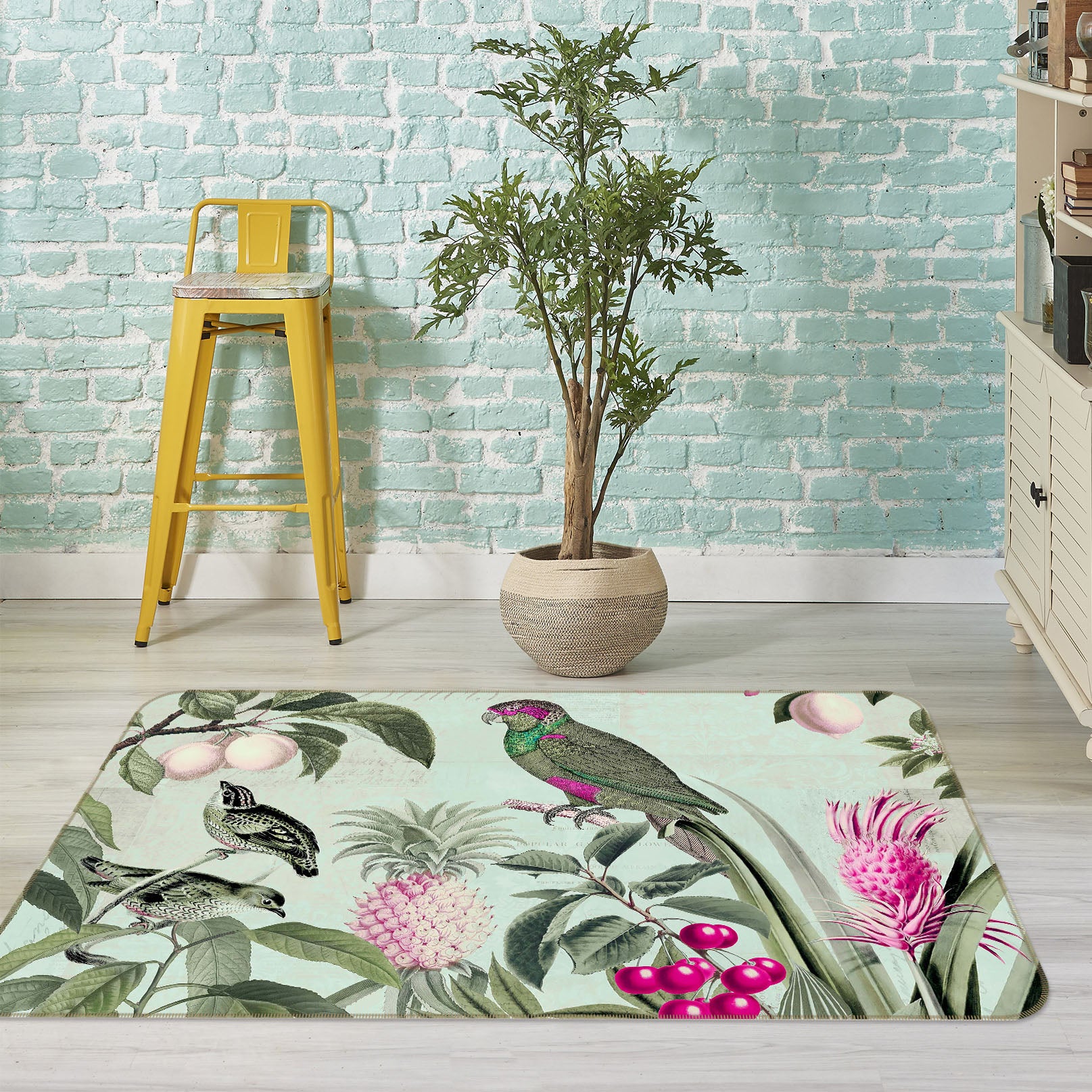 3D Fruit Paradise 1019 Andrea haase Rug Non Slip Rug Mat