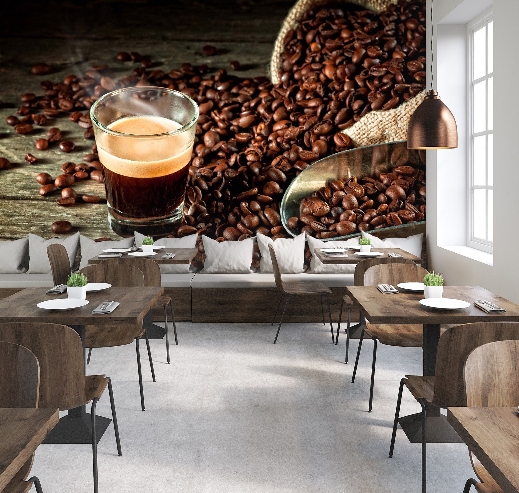3D Coffee Aroma 1438 Wall Murals