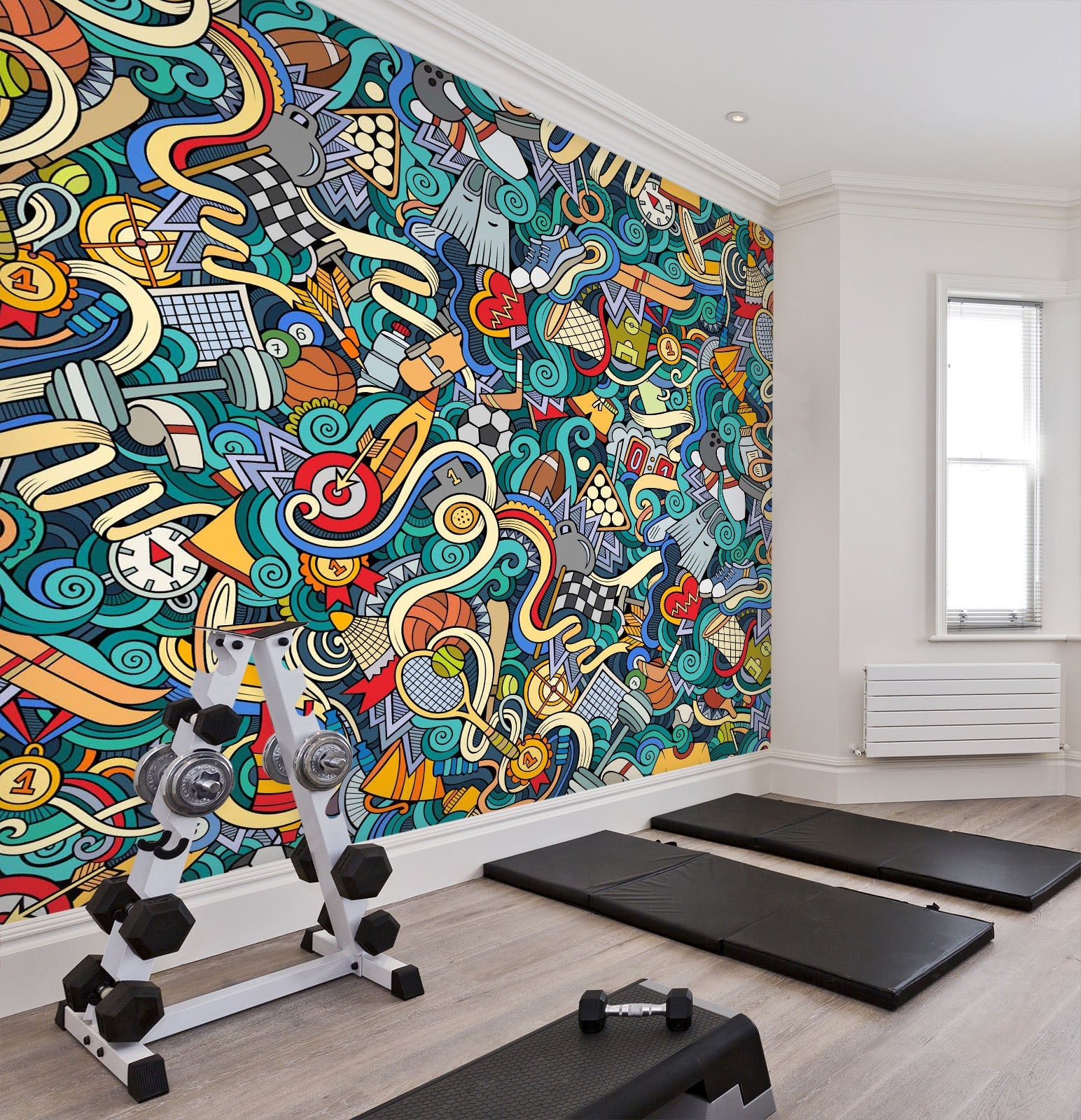 3D Color Painting 087 Wall Murals Wallpaper AJ Wallpaper 2 