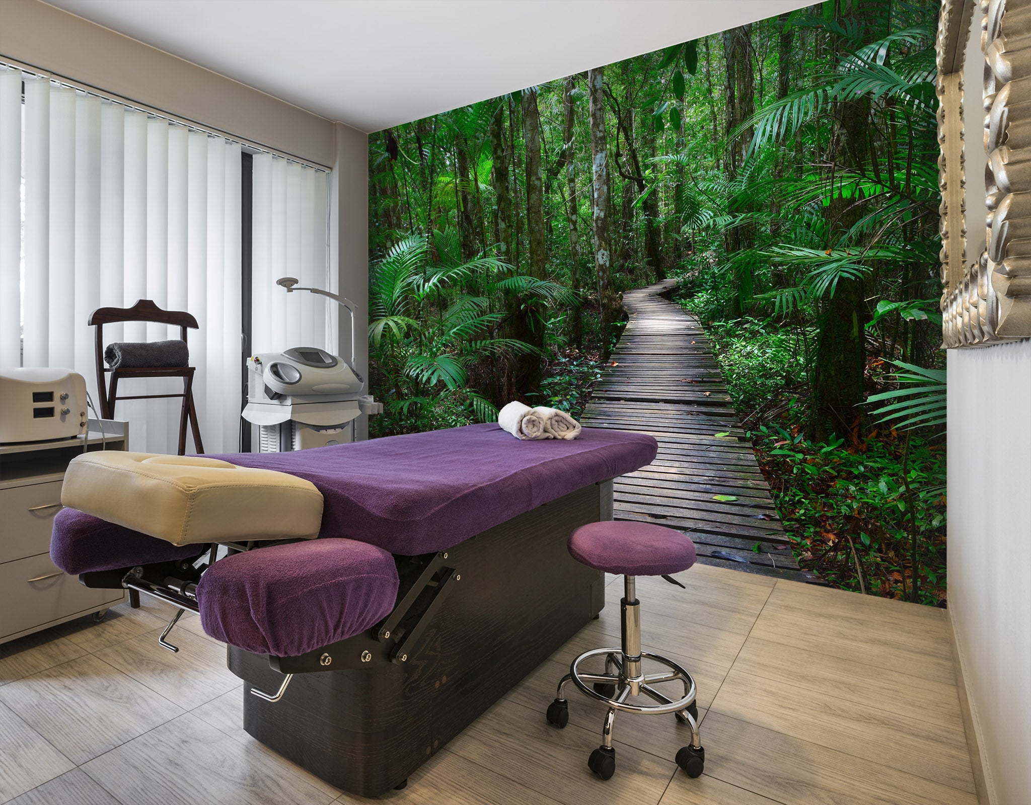 3D Wooded Path 377 Wall Murals