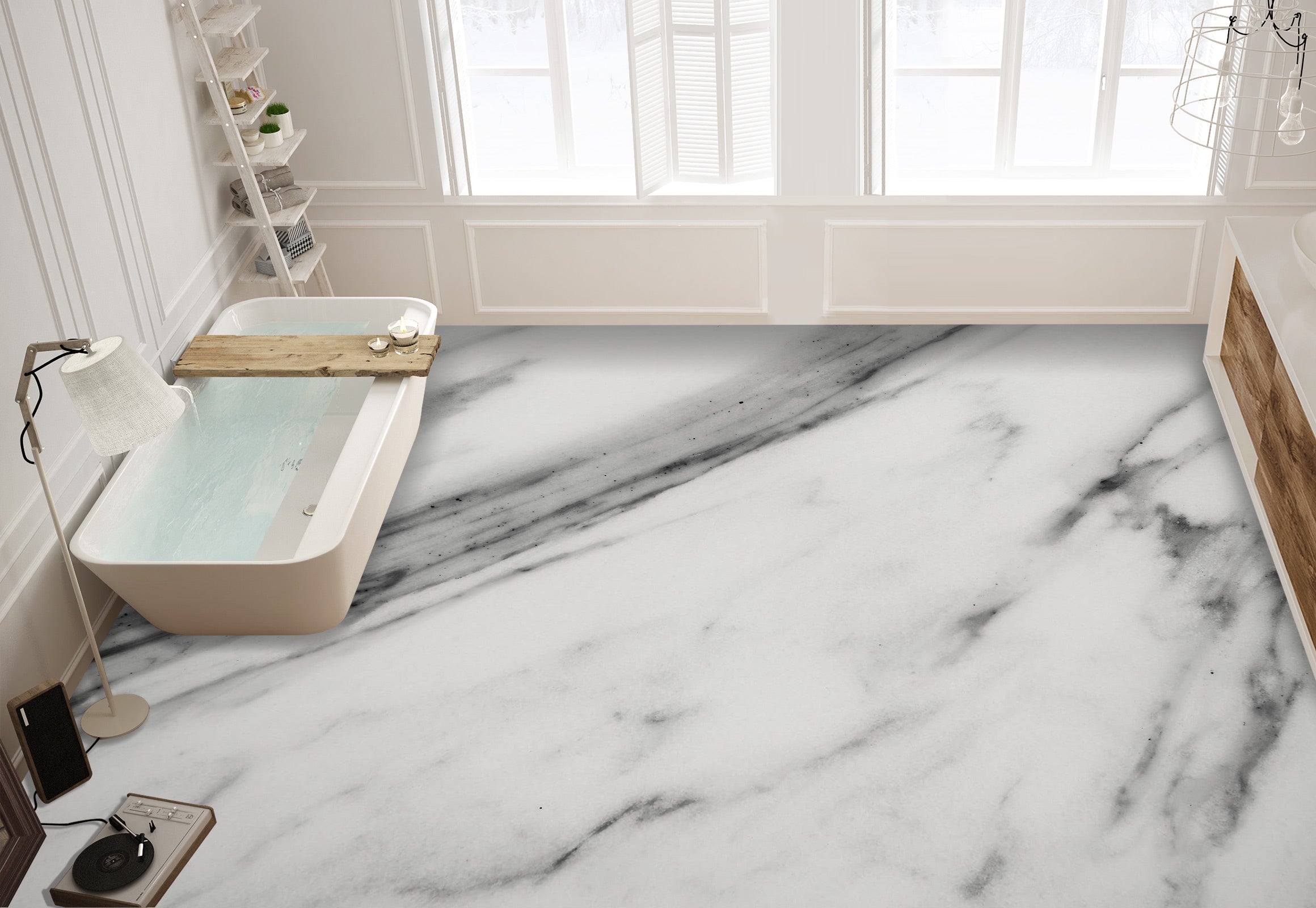 3D Matte Texture 1182 Floor Mural