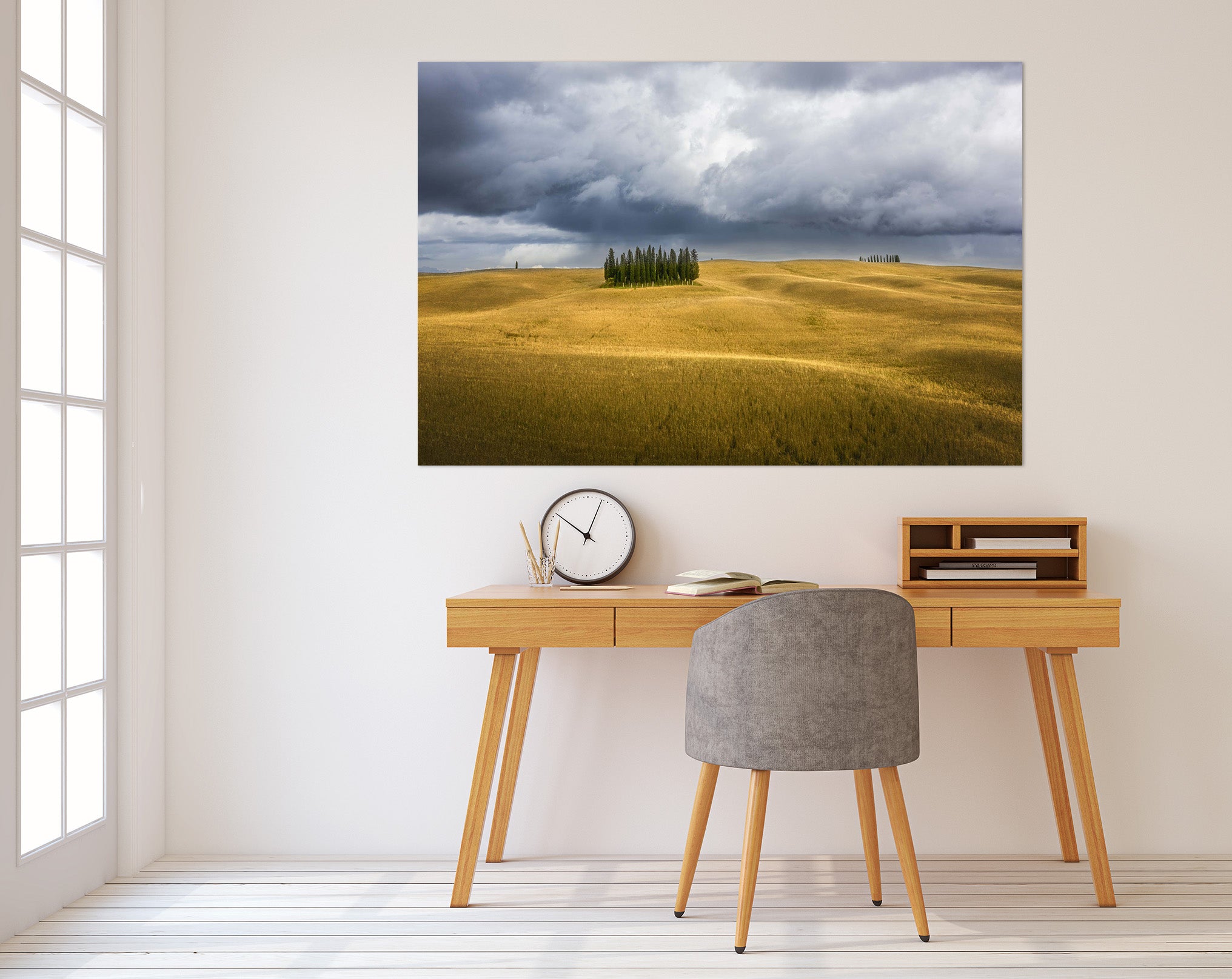 3D Yellow Desert 178 Marco Carmassi Wall Sticker