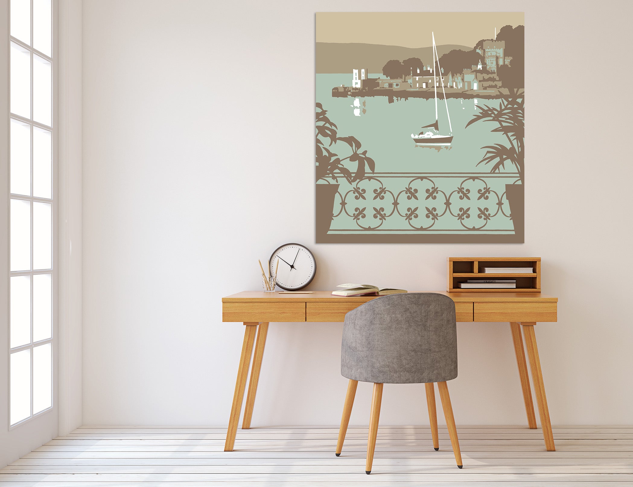 3D Sandbanks Balcony 055 Steve Read Wall Sticker