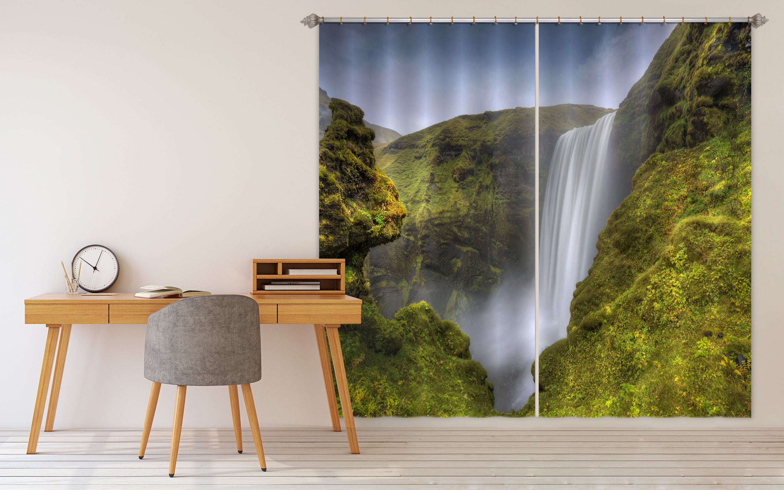 3D Kaki Falls 122 Marco Carmassi Curtain Curtains Drapes