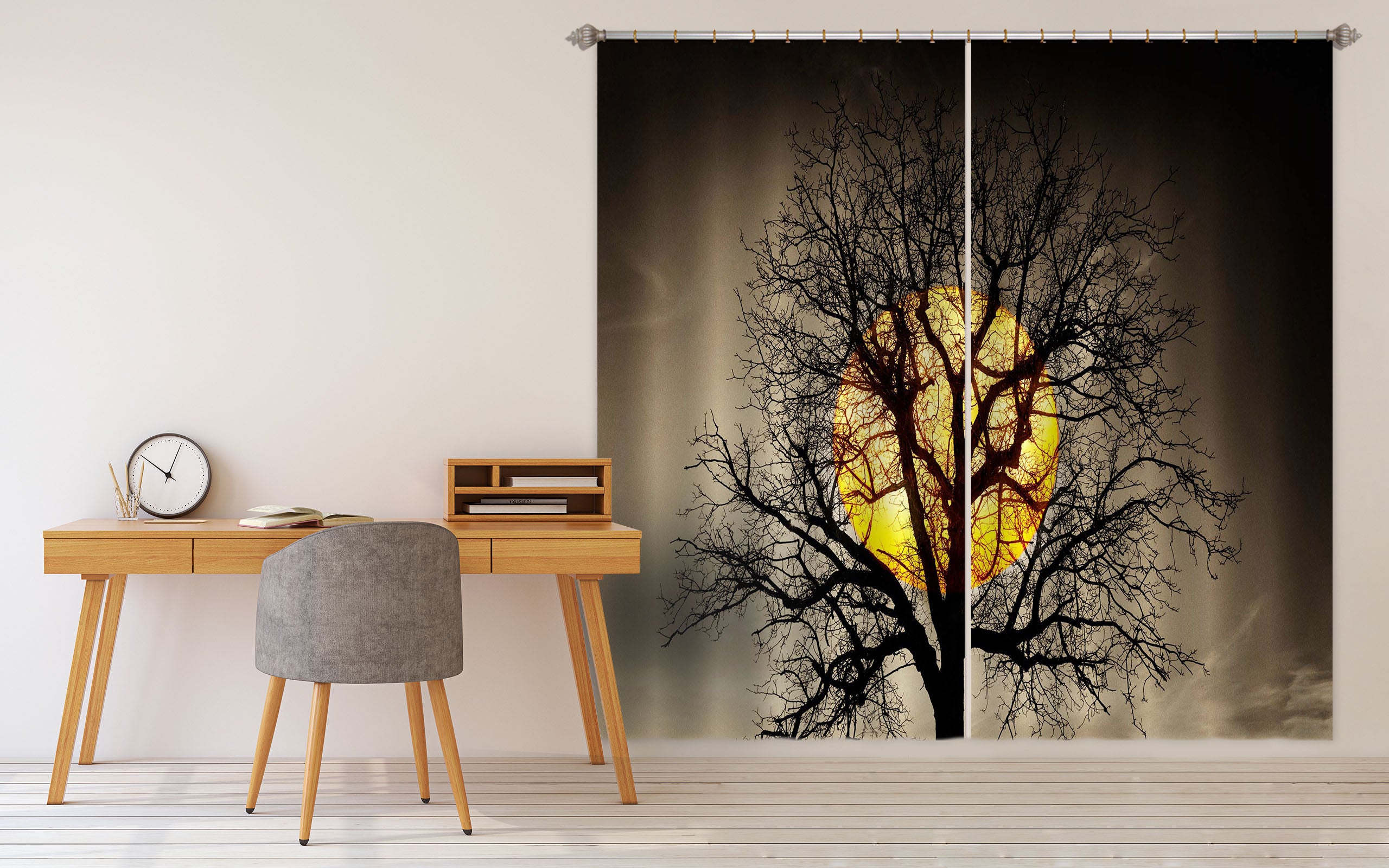 3D Dead Tree 162 Marco Carmassi Curtain Curtains Drapes