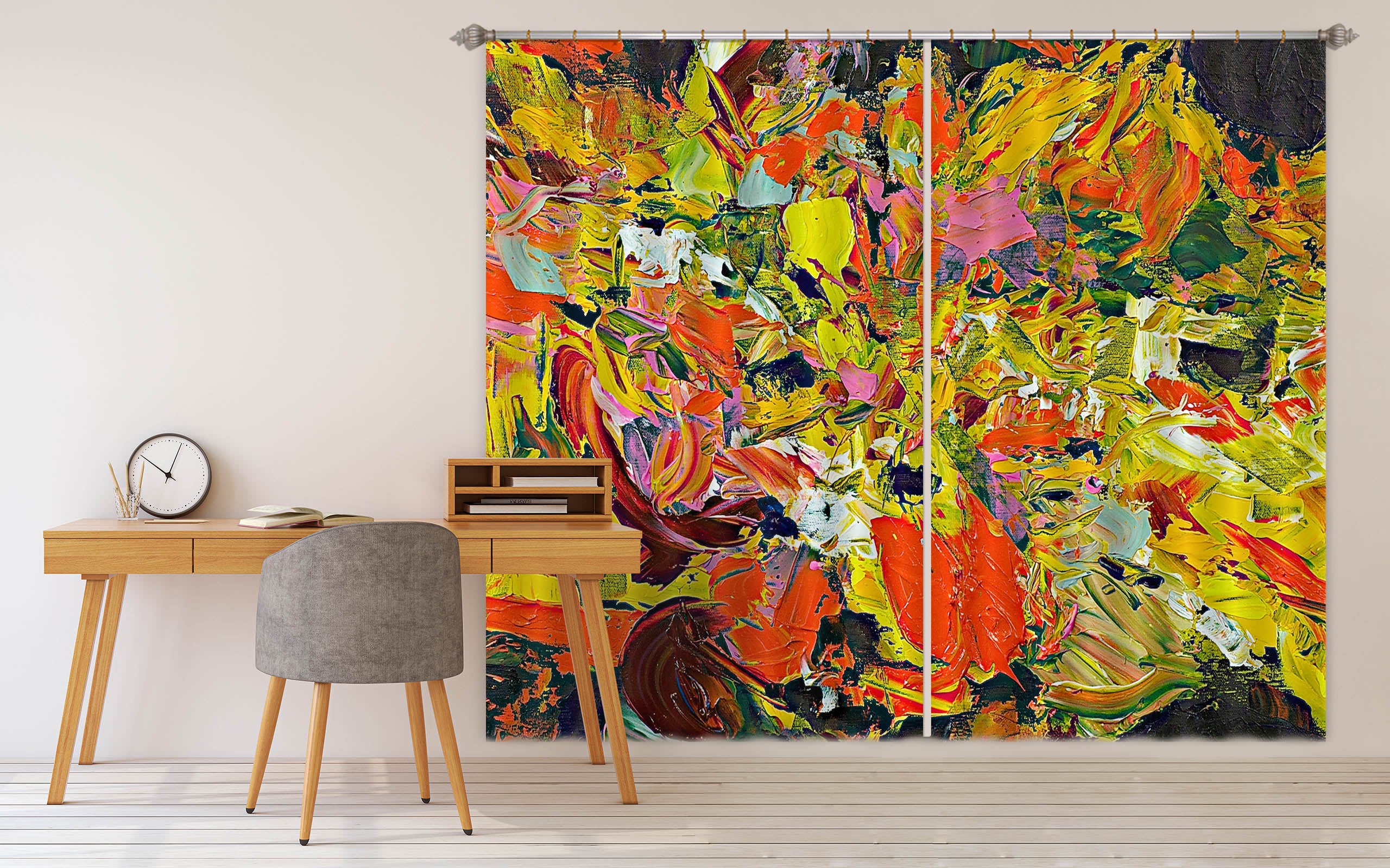 3D Spring Garden 108 Allan P. Friedlander Curtain Curtains Drapes