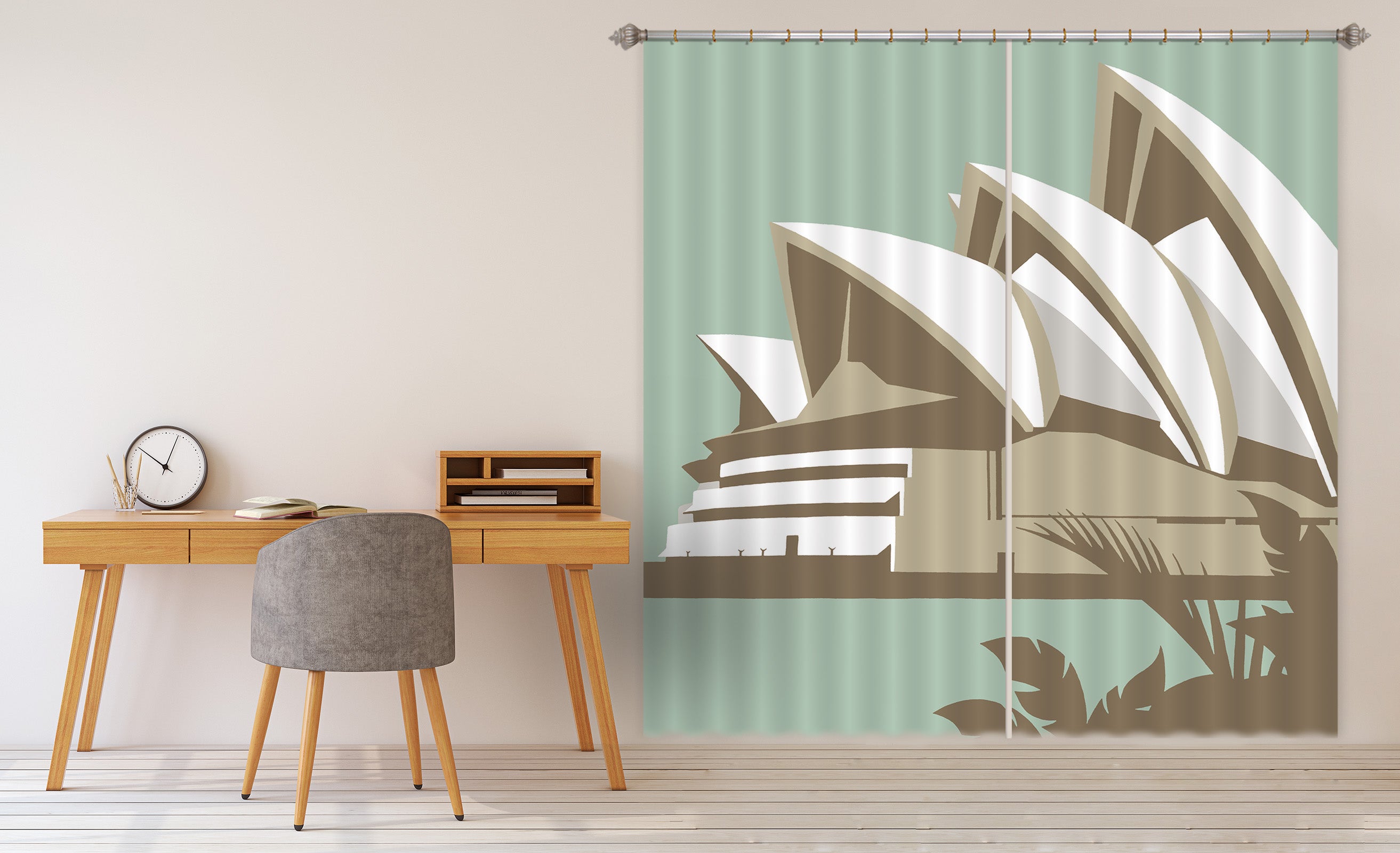 3D Sydney Opera House 164 Steve Read Curtain Curtains Drapes