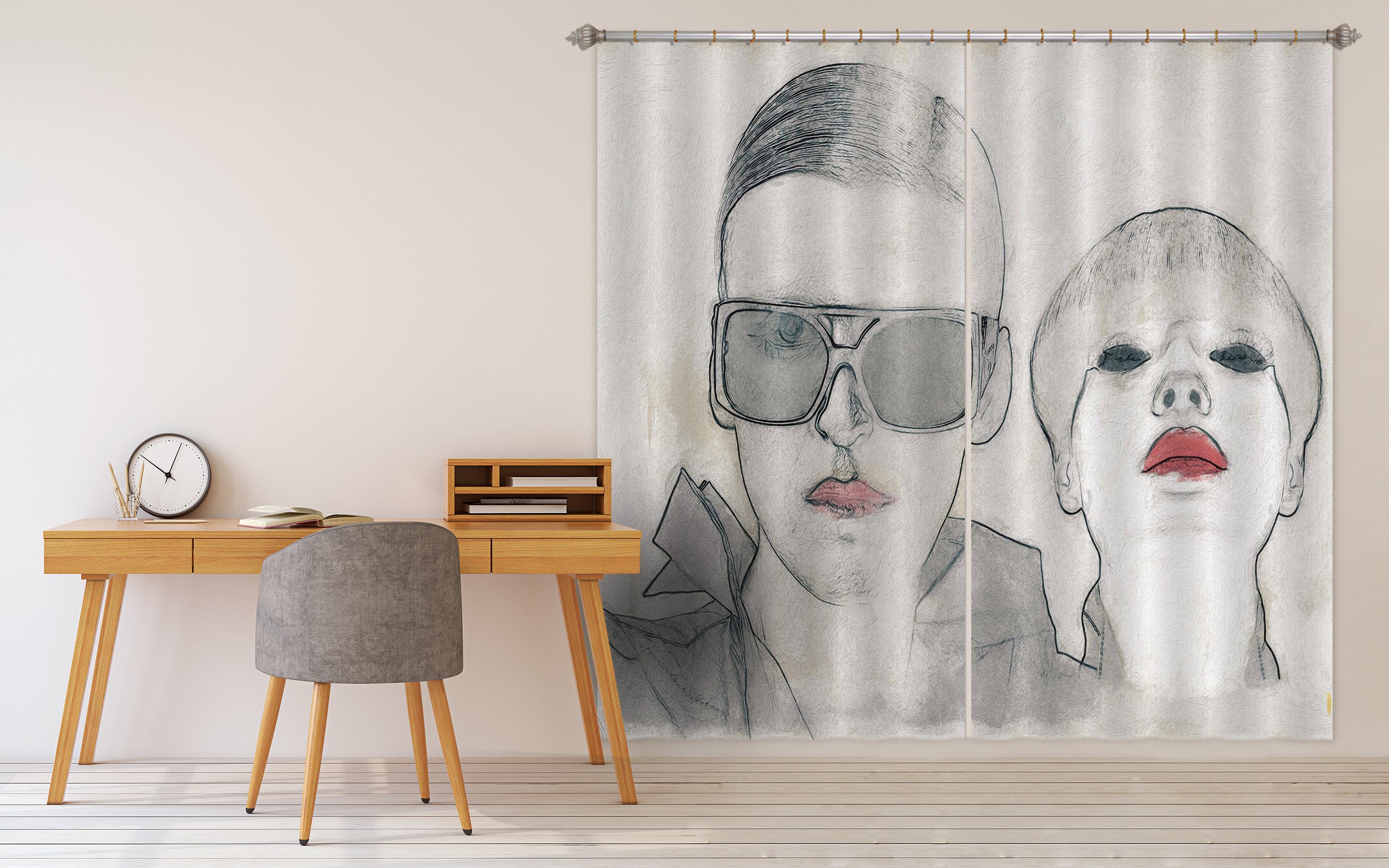 3D Fashion 048 Marco Cavazzana Curtain Curtains Drapes