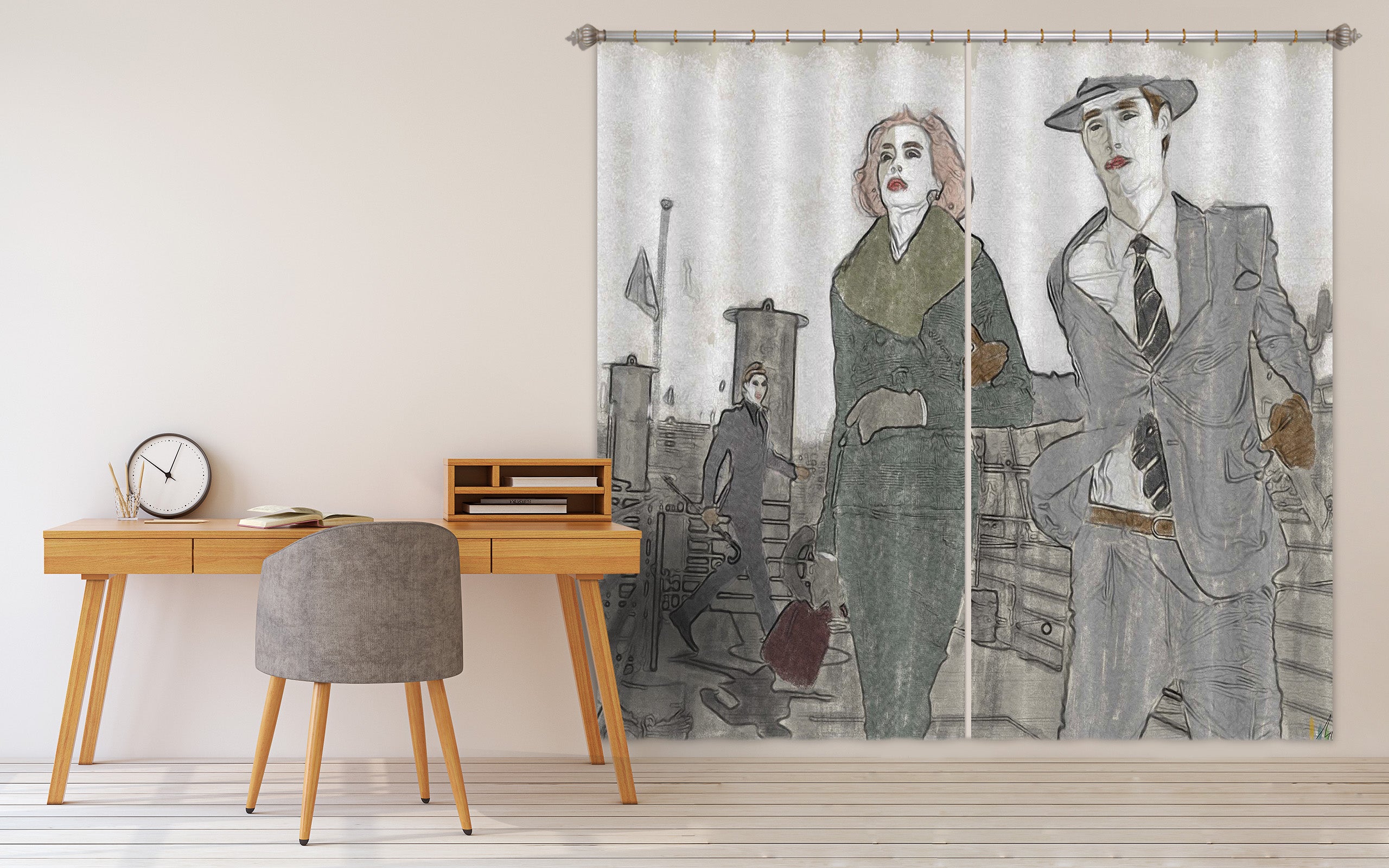 3D Fashion People 046 Marco Cavazzana Curtain Curtains Drapes